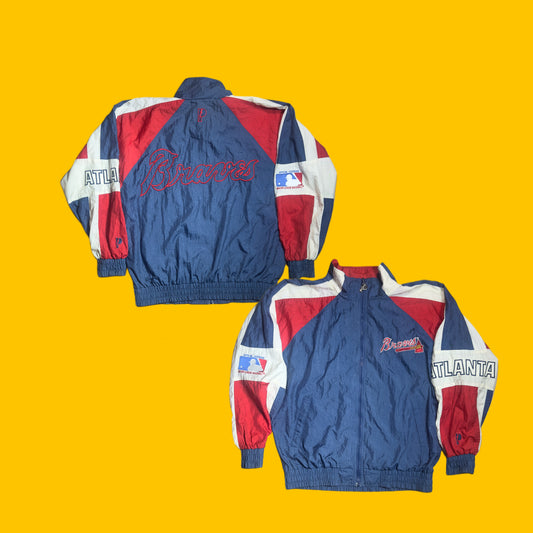 Atlanta Braves Pro Layer Jacket – Vintage 90s MLB Windbreaker