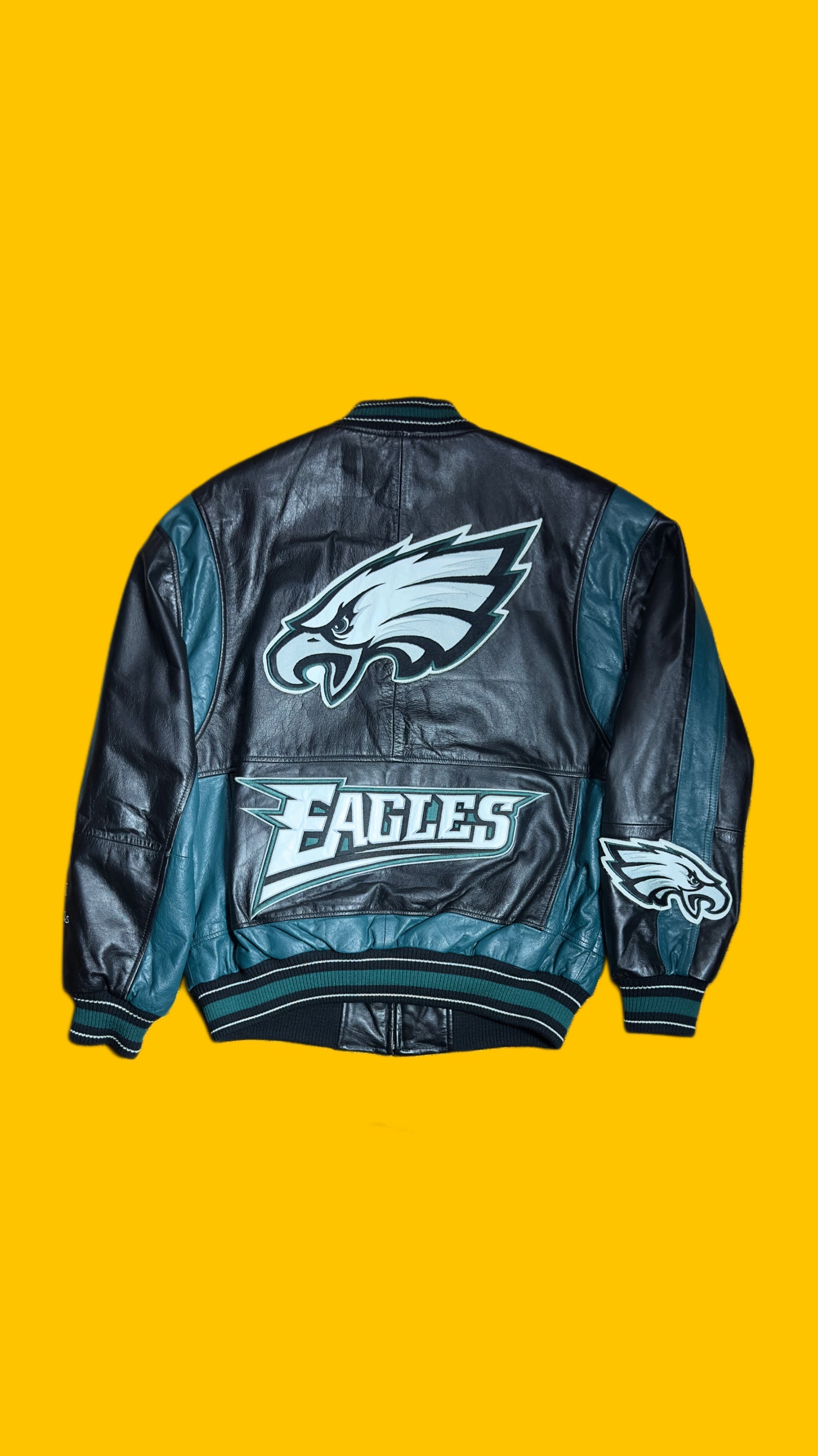 Philadelphia Eagles, Carl Banks, vintage leather jacket