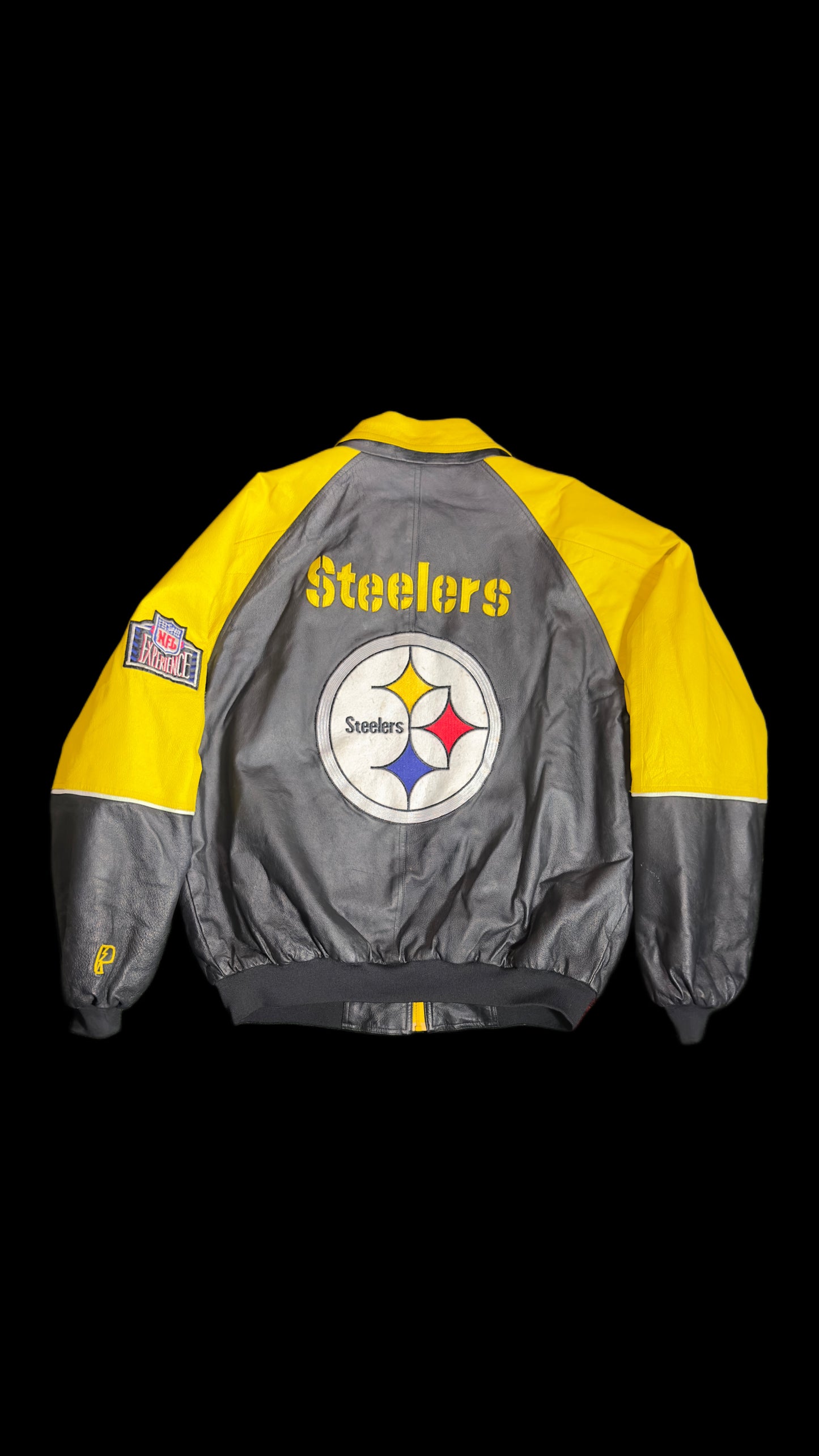 Pittsburgh Steelers Vintage Leather NFL Jacket