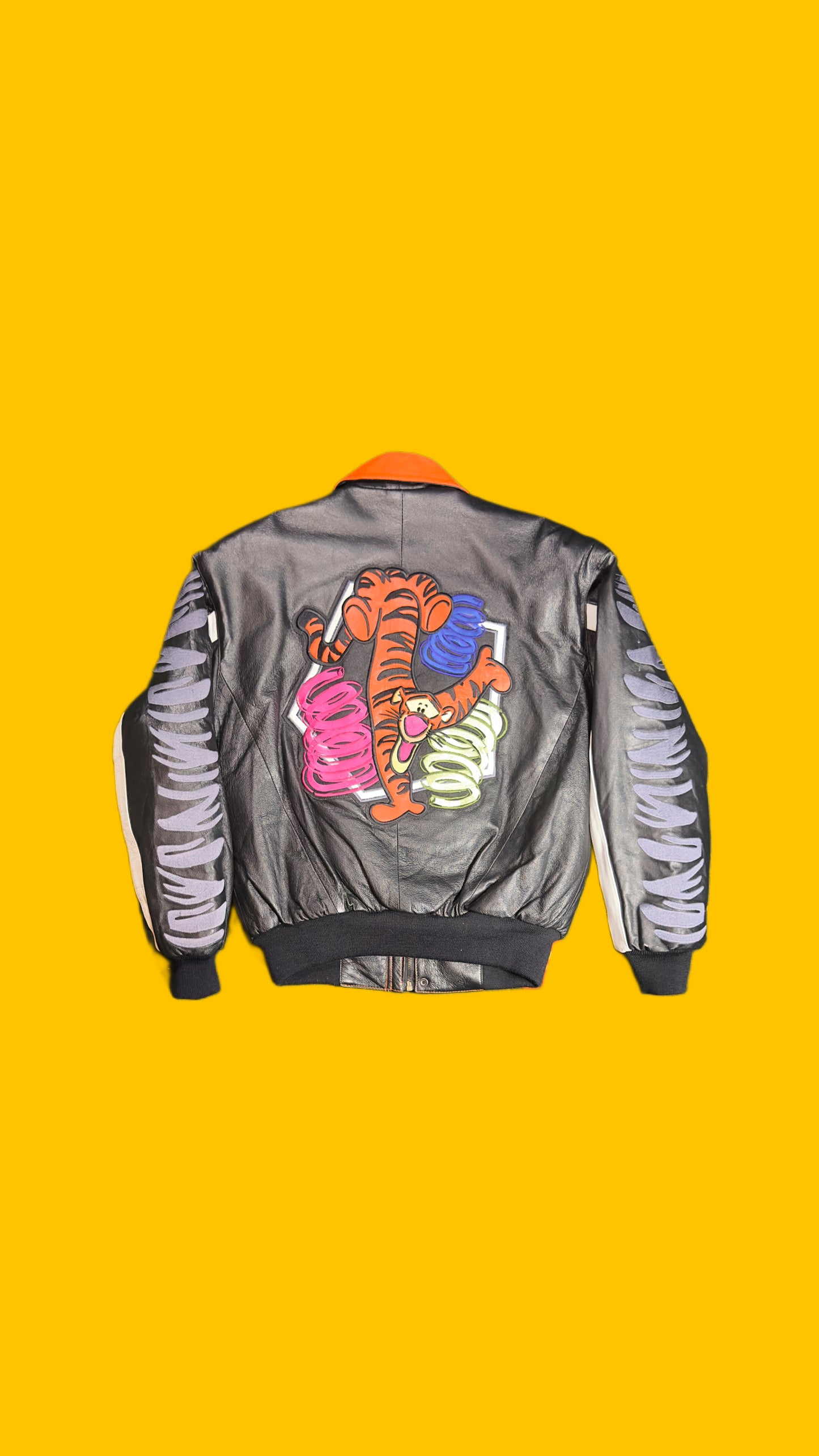 Disney Tigger Leather Vintage Jacket