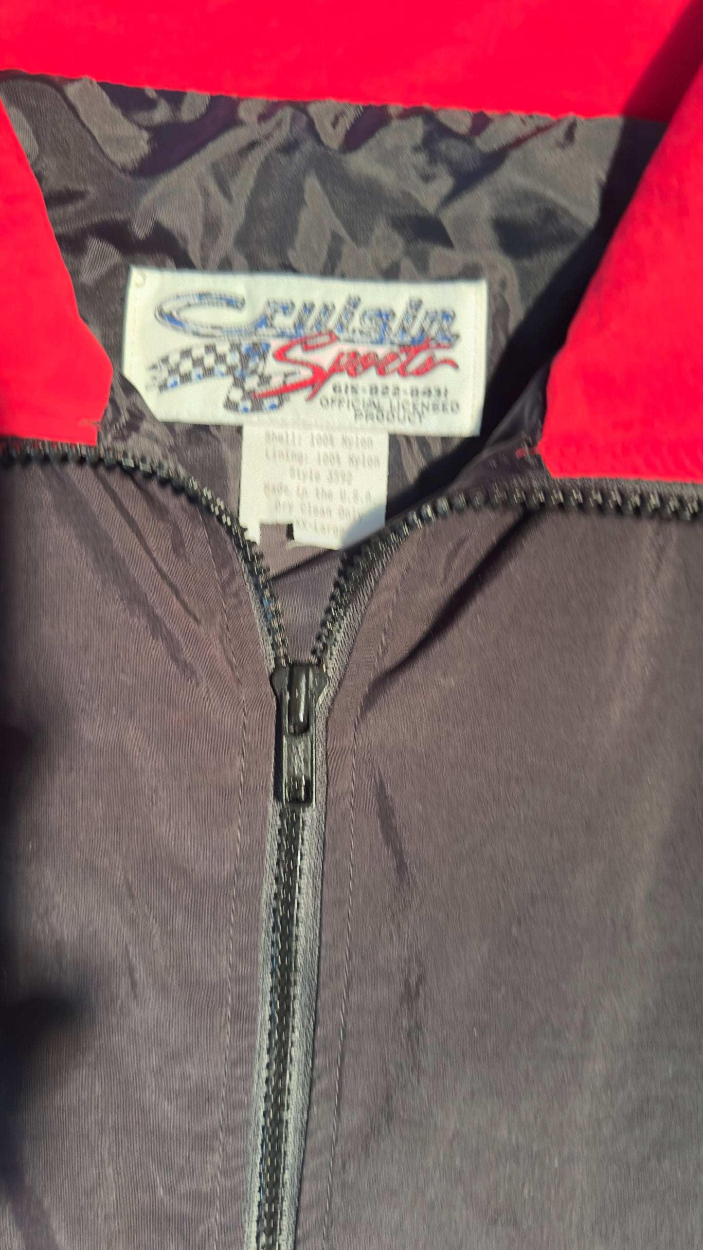 Vintage Cruisin Sport Chevy Race Windbreaker