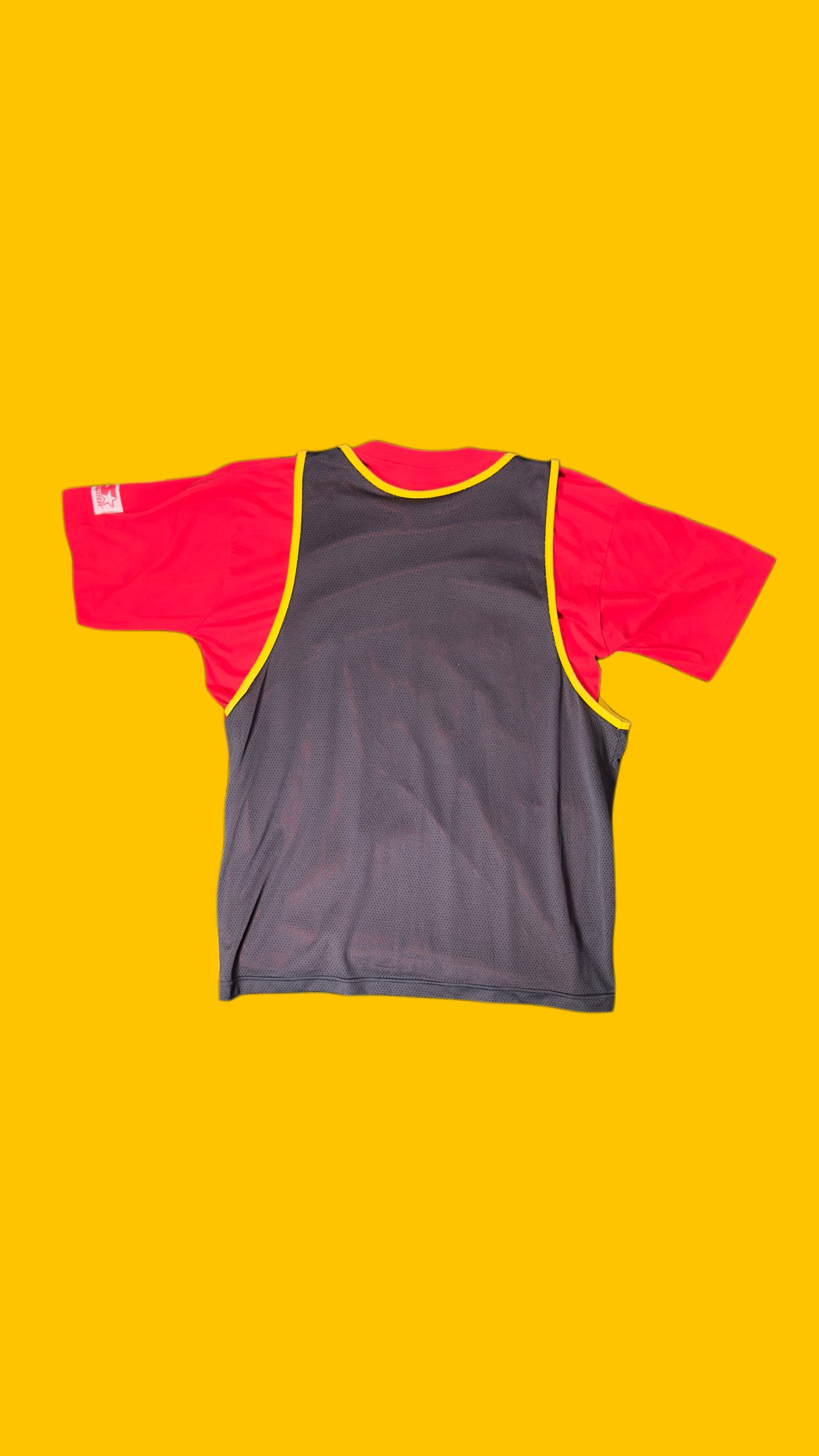 Vintage Atlanta Hawks Starter Mesh Overlay Shooting Shirt