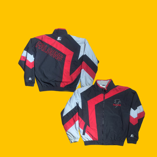 Atlanta Falcons Starter Pro Line Jacket – Vintage 90s Nylon Windbreaker