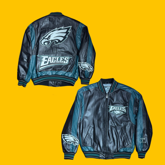 Philadelphia Eagles, Carl Banks, vintage leather jacket