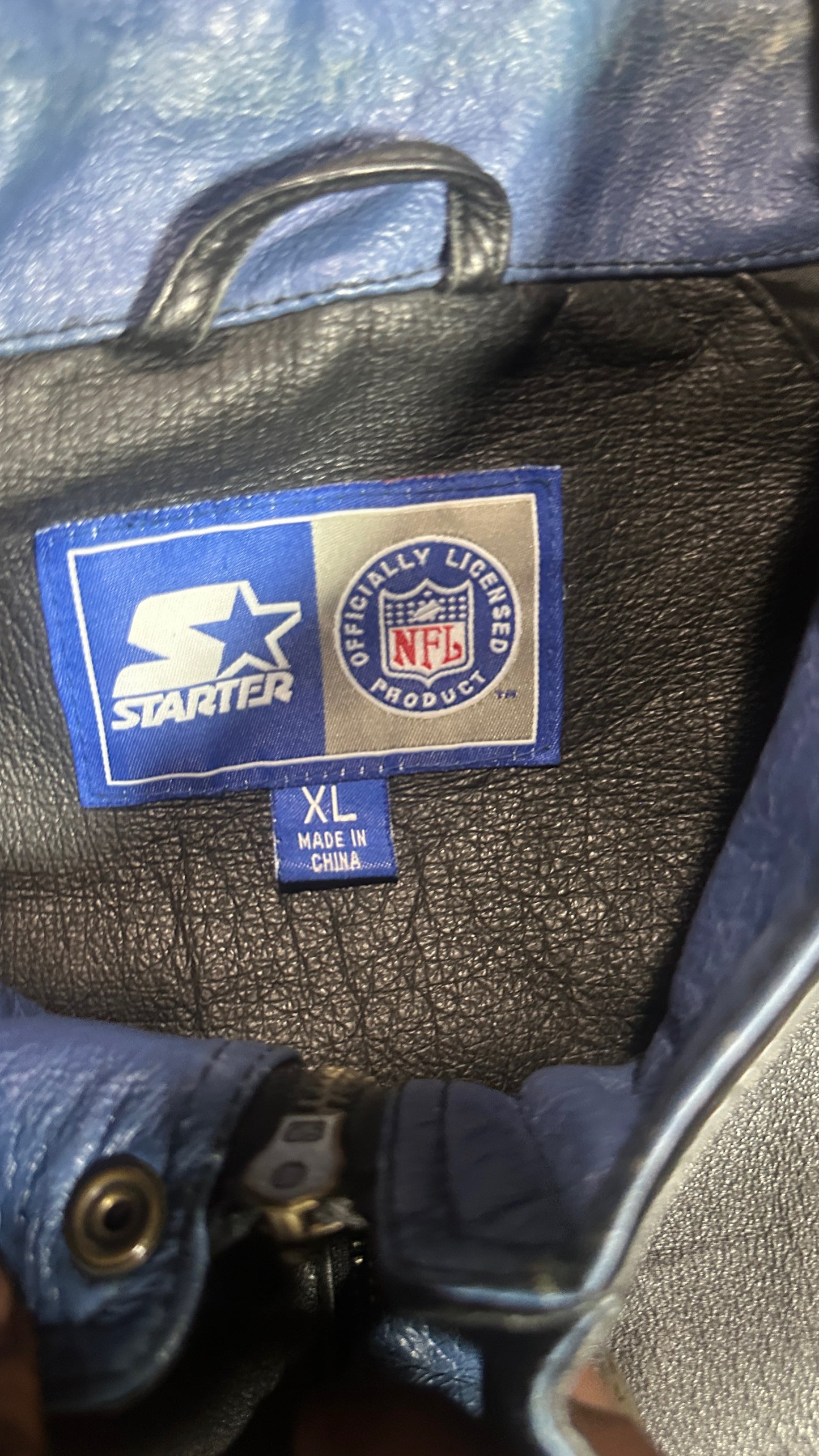 Starter Super Bowl XXXI Genuine Leather Jacket Vintage 1997 NFL Green Packers