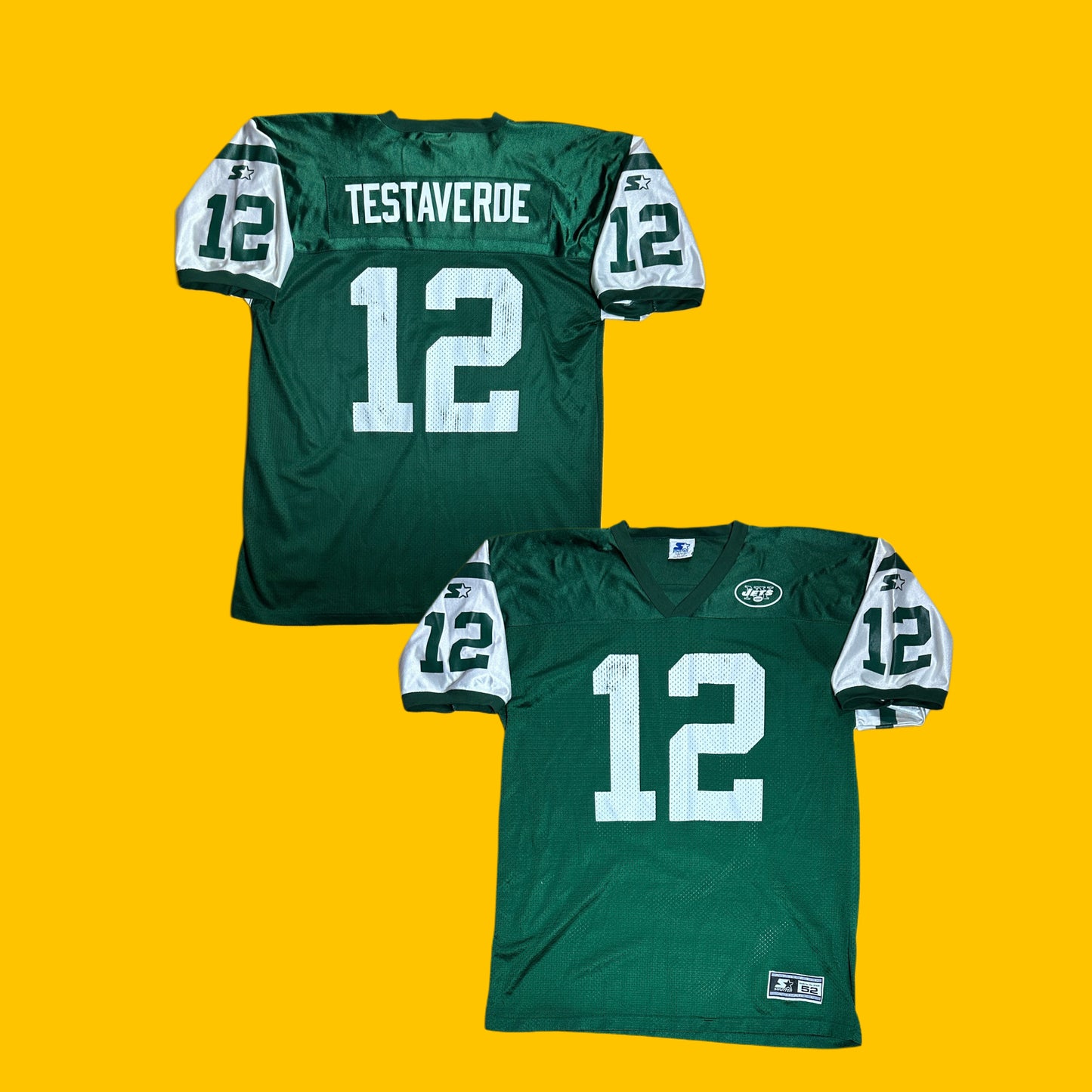 New York Jets Vinny Testaverde Vintage Starter NFL Jersey – 1990s