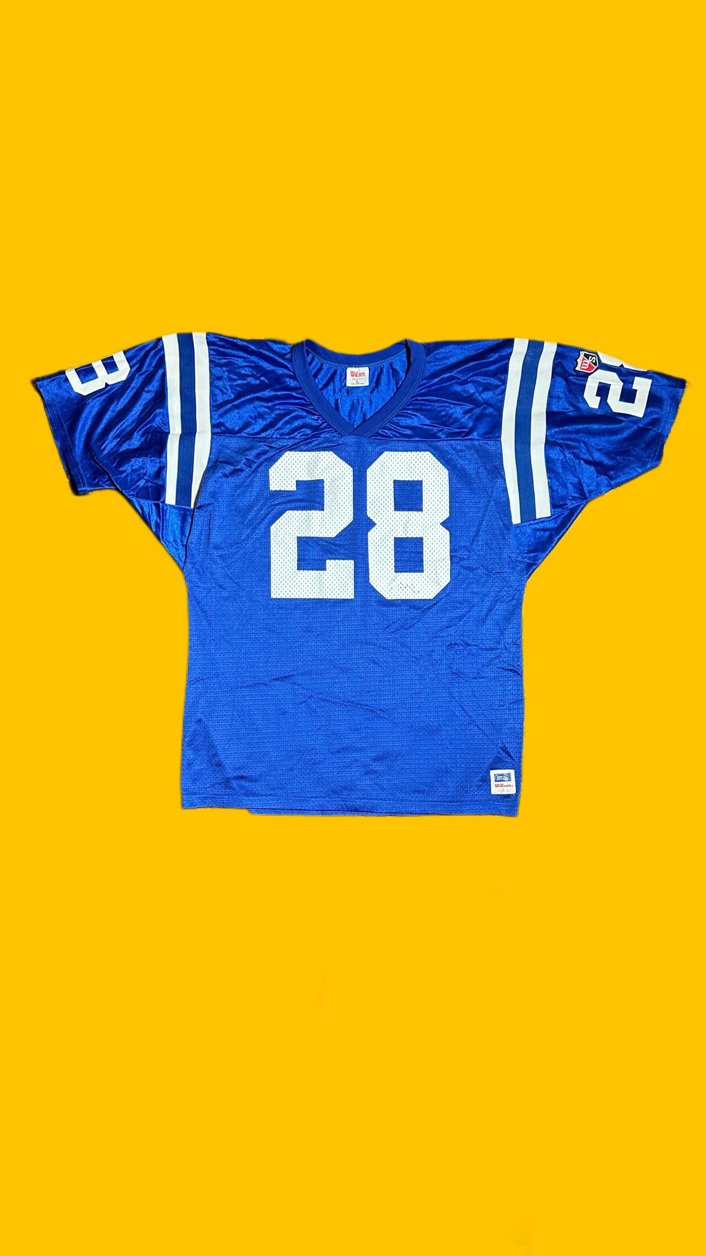 Indianapolis Colts, Marshall Faulk Vintage Wilson’s jersey