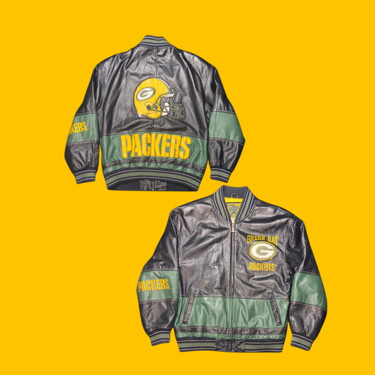 Green Bay Packers Carl Banks G-III Leather Jacket NFL