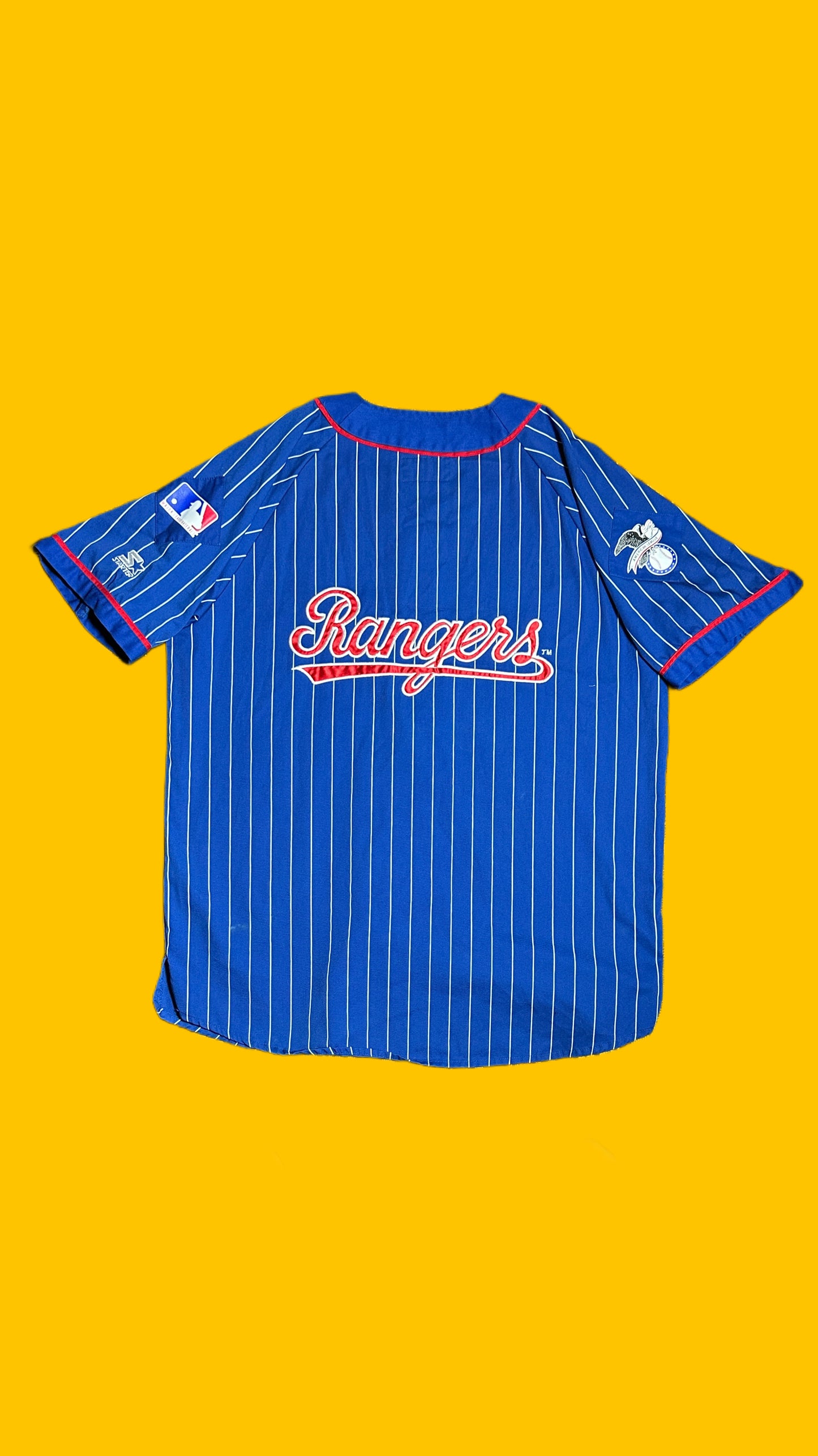 Texas Rangers Vintage Starter Pinstripe Jersey