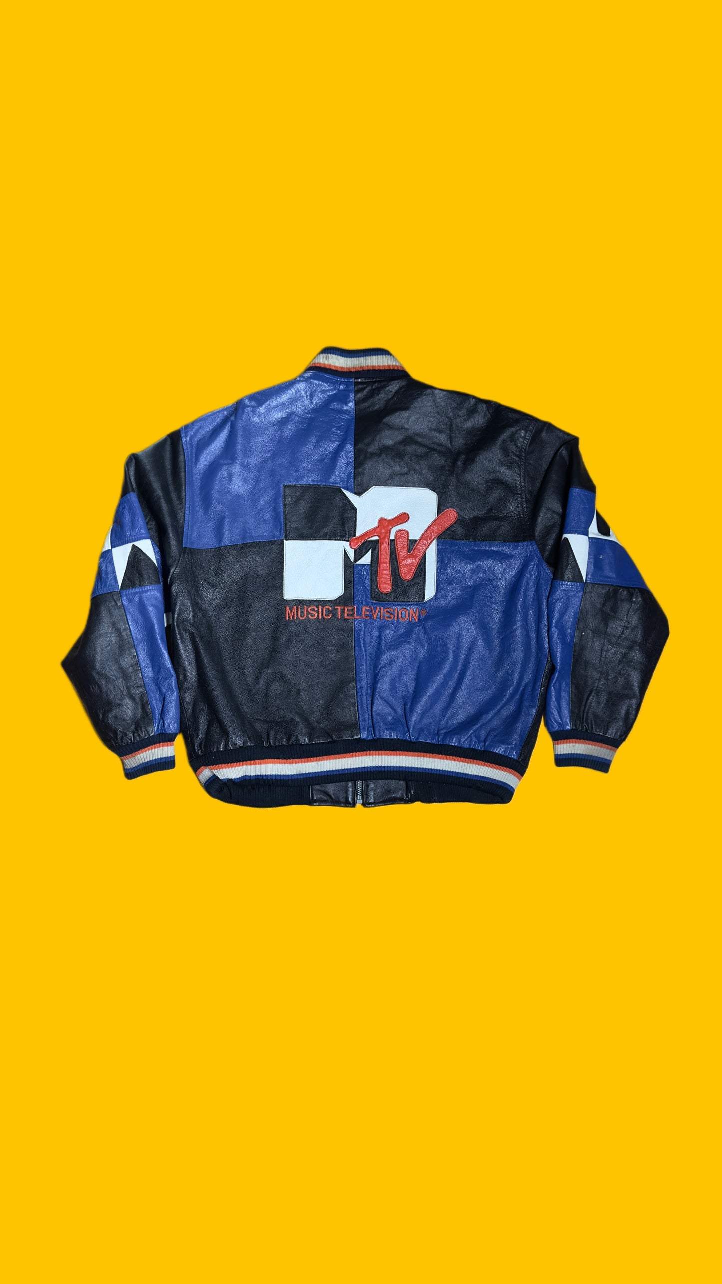 MTV Vintage 1992 Leather Jacket