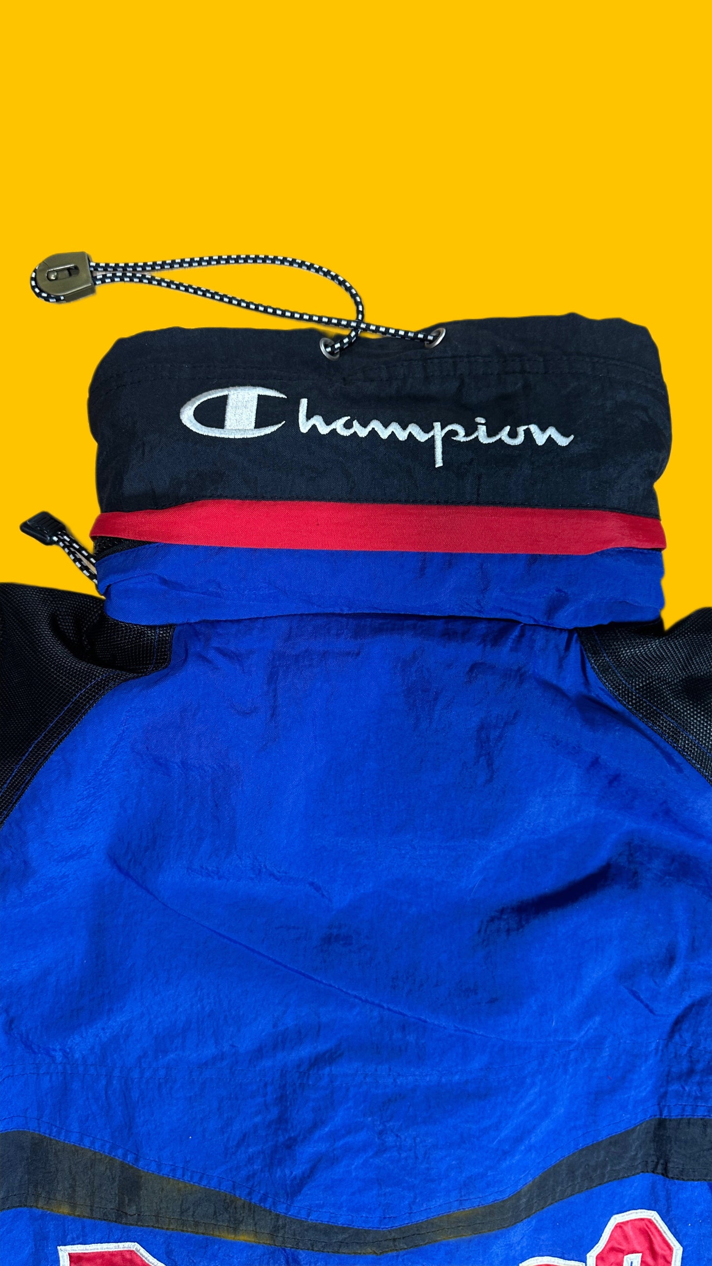 New England Patriots 90s Champion Sideline Parka Jacket Vintage NFL
