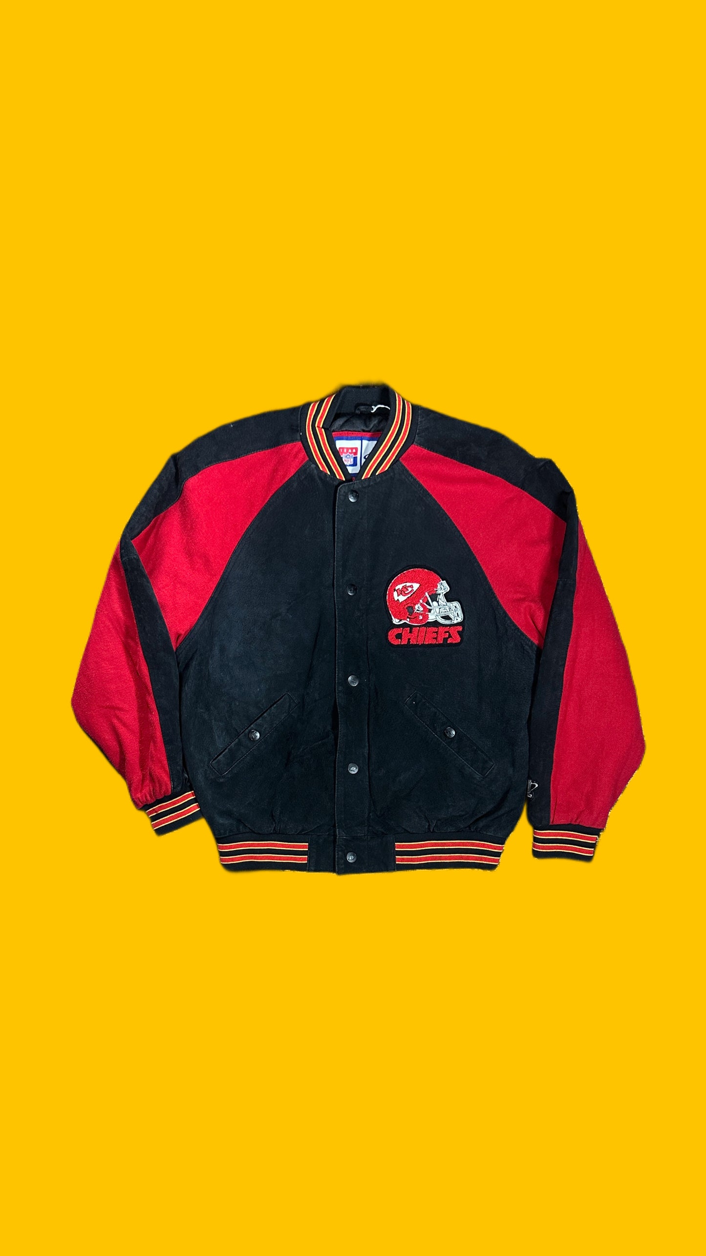 Kansas City Chiefs Suede Bomber Jacket
