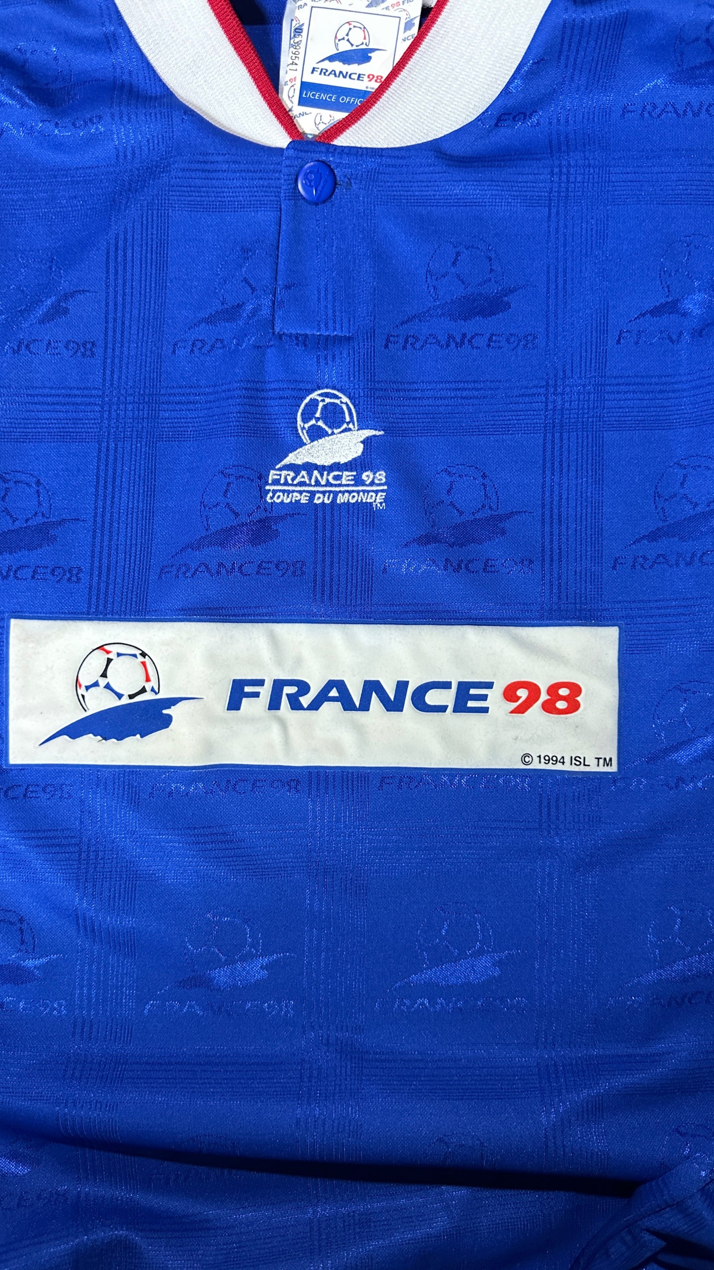 France 98 Coupe Du Monde All Over Print Soccer Jersey