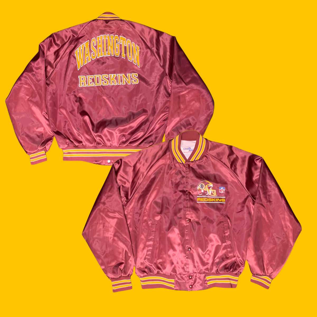 Washington Redskins Chalk Line Satin Jacket