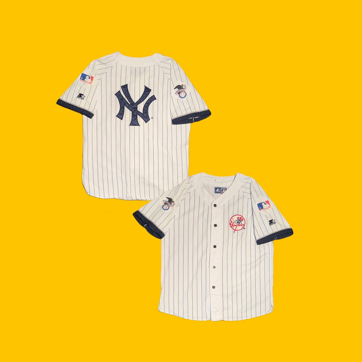 Vintage Starter 
New York Yankees
Baseball Pinstripe