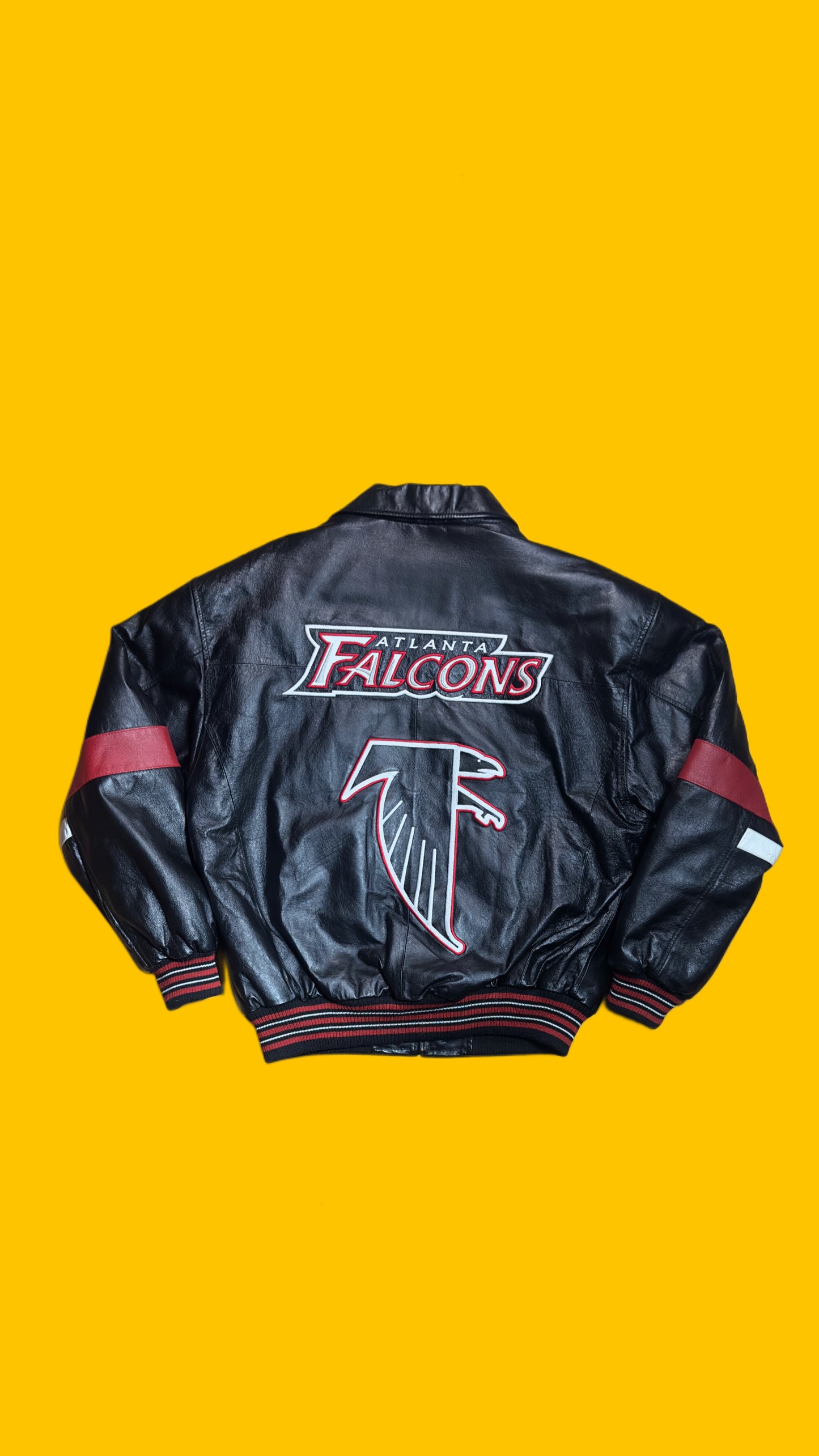 Atlanta Falcons G-III Leather Jacket – Vintage Style Carl Banks