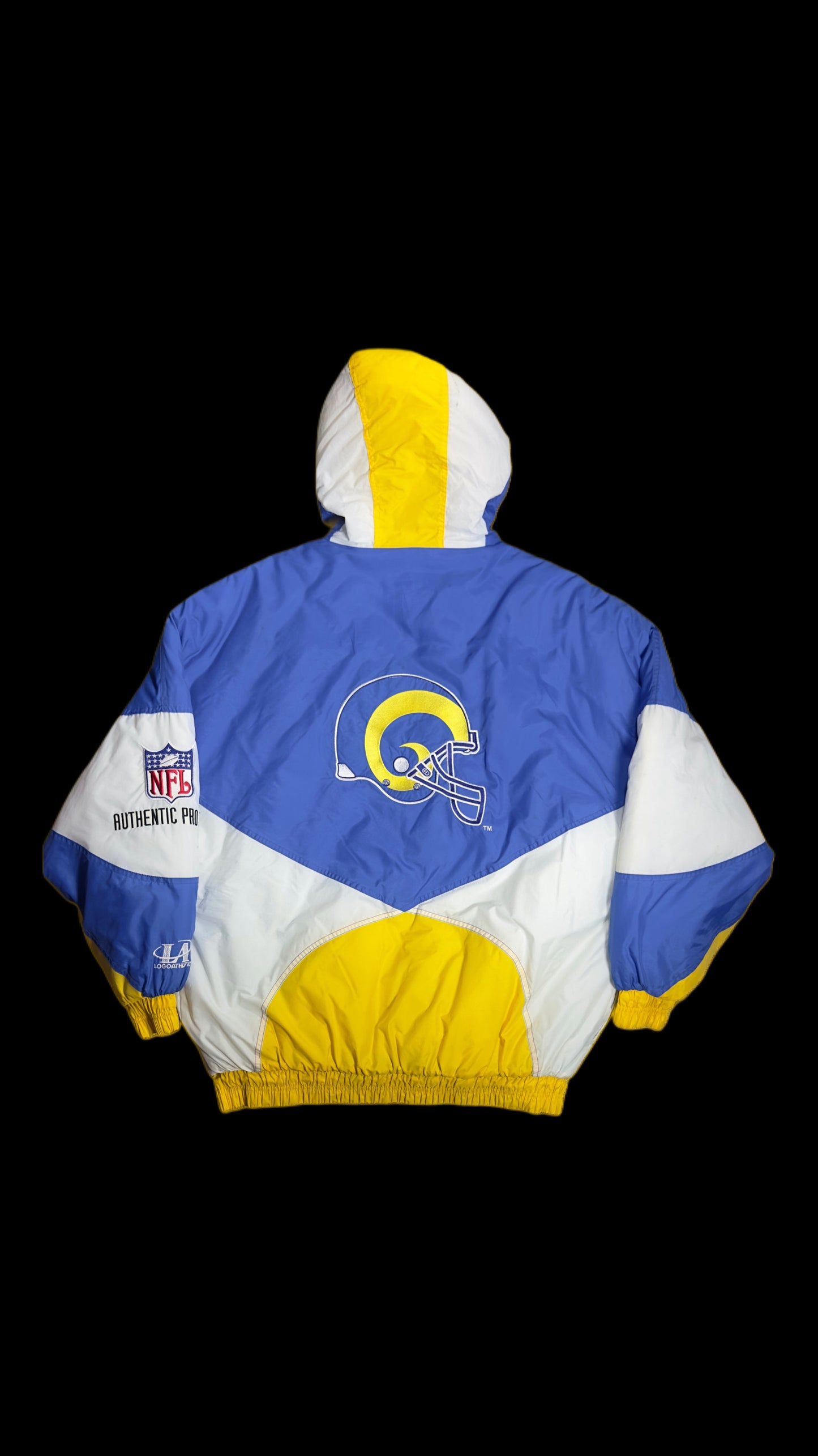 St. Louis Rams Logo Athletic Pro Line Sunburst Jacket – vintage 90s