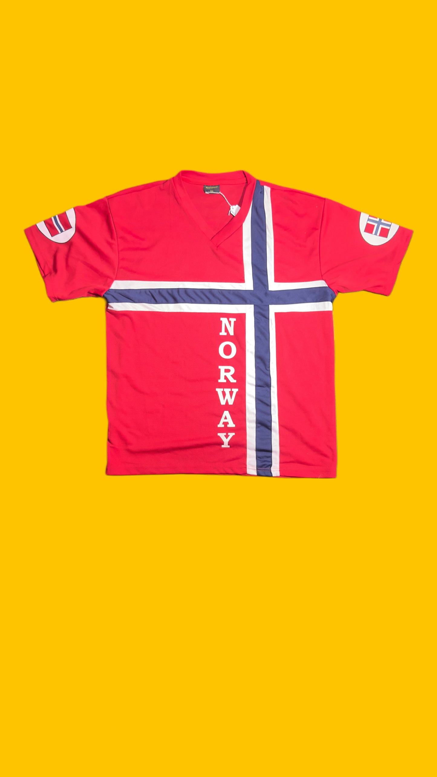 Norway Flag  Soccer Jersey World Cup Ready