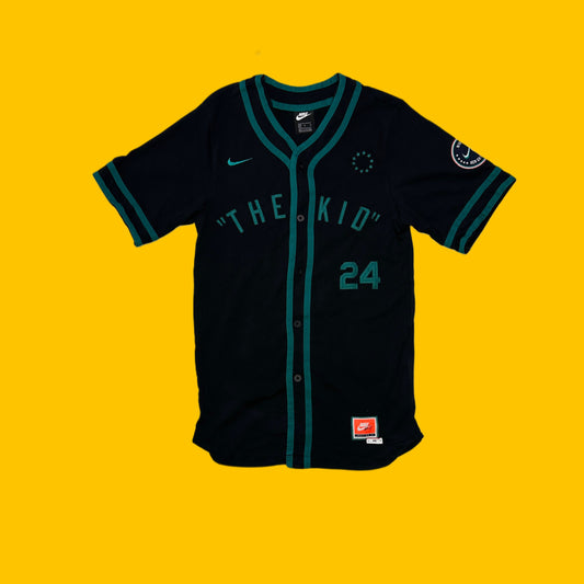 Nike Ken Griffey Jr The “Kid #24” Seattle Mariners Retirement Career Jersey