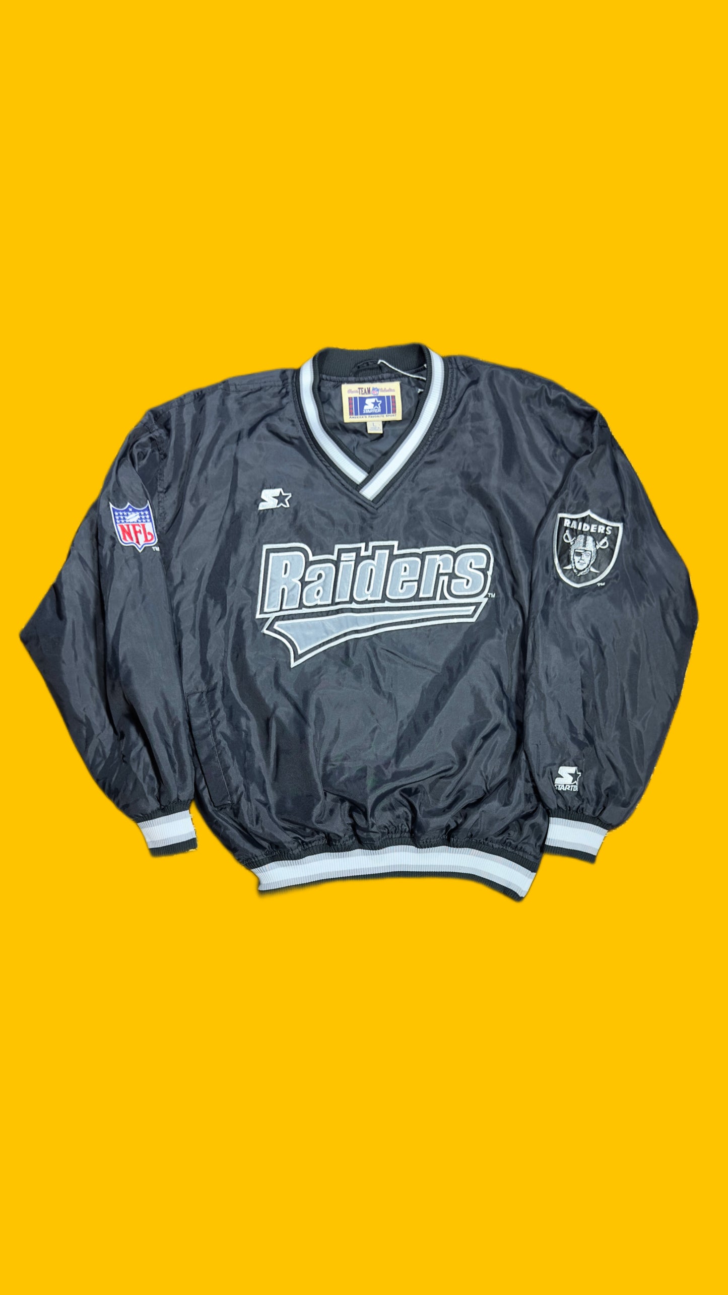 Oakland Raiders Vintage Pullover Jacket
