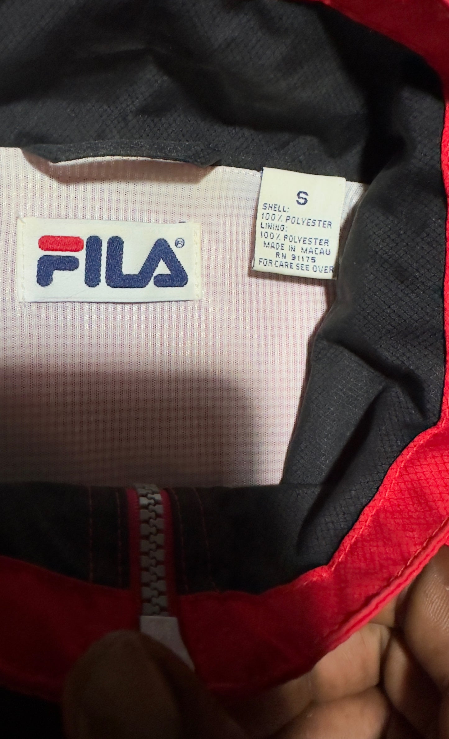 Germany France 98 Fila World Cup Windbreaker Vintage 90s