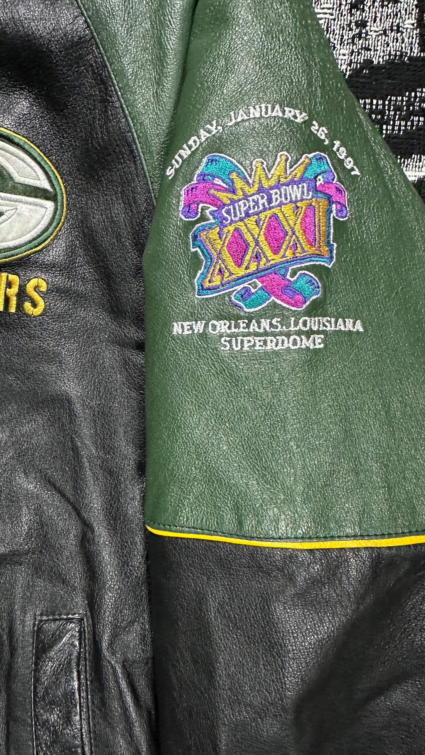 Green Bay Packers Super Bowl XXXI Champions Jacket