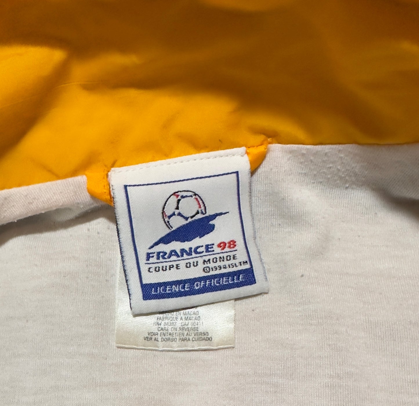 Brazil France 98 Adidas World Cup Windbreaker Vintage 90s