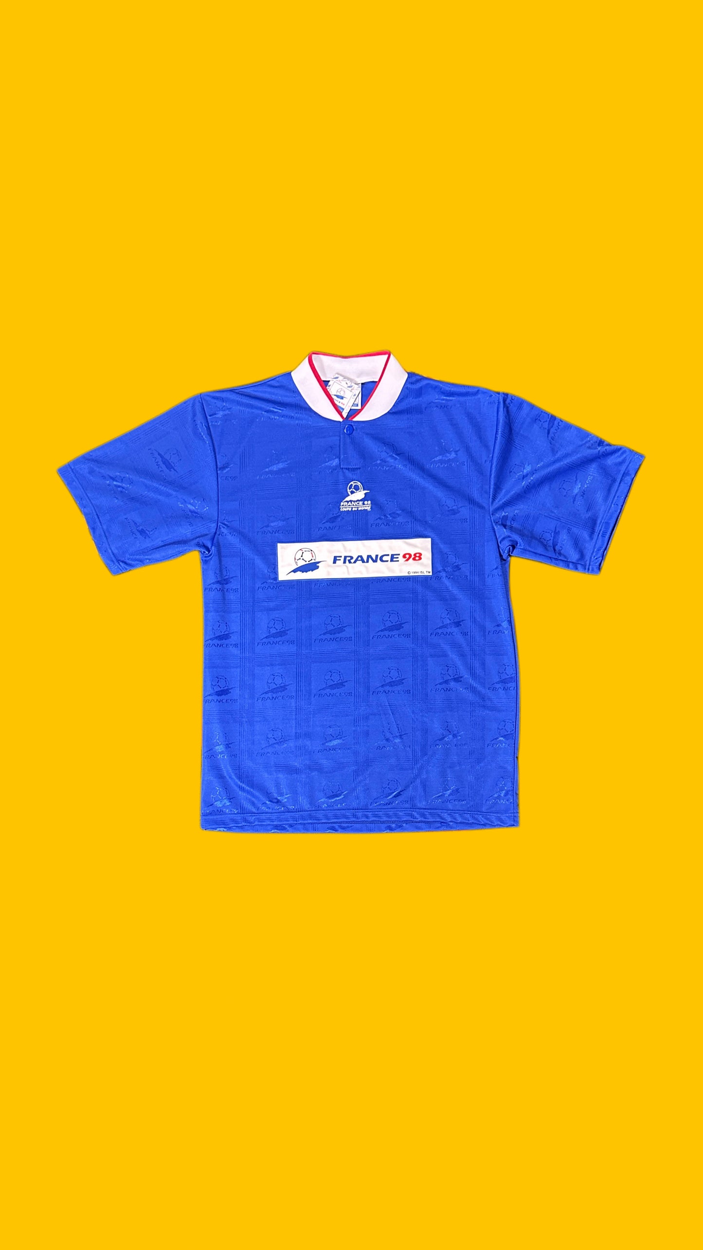 France 98 Coupe Du Monde All Over Print Soccer Jersey