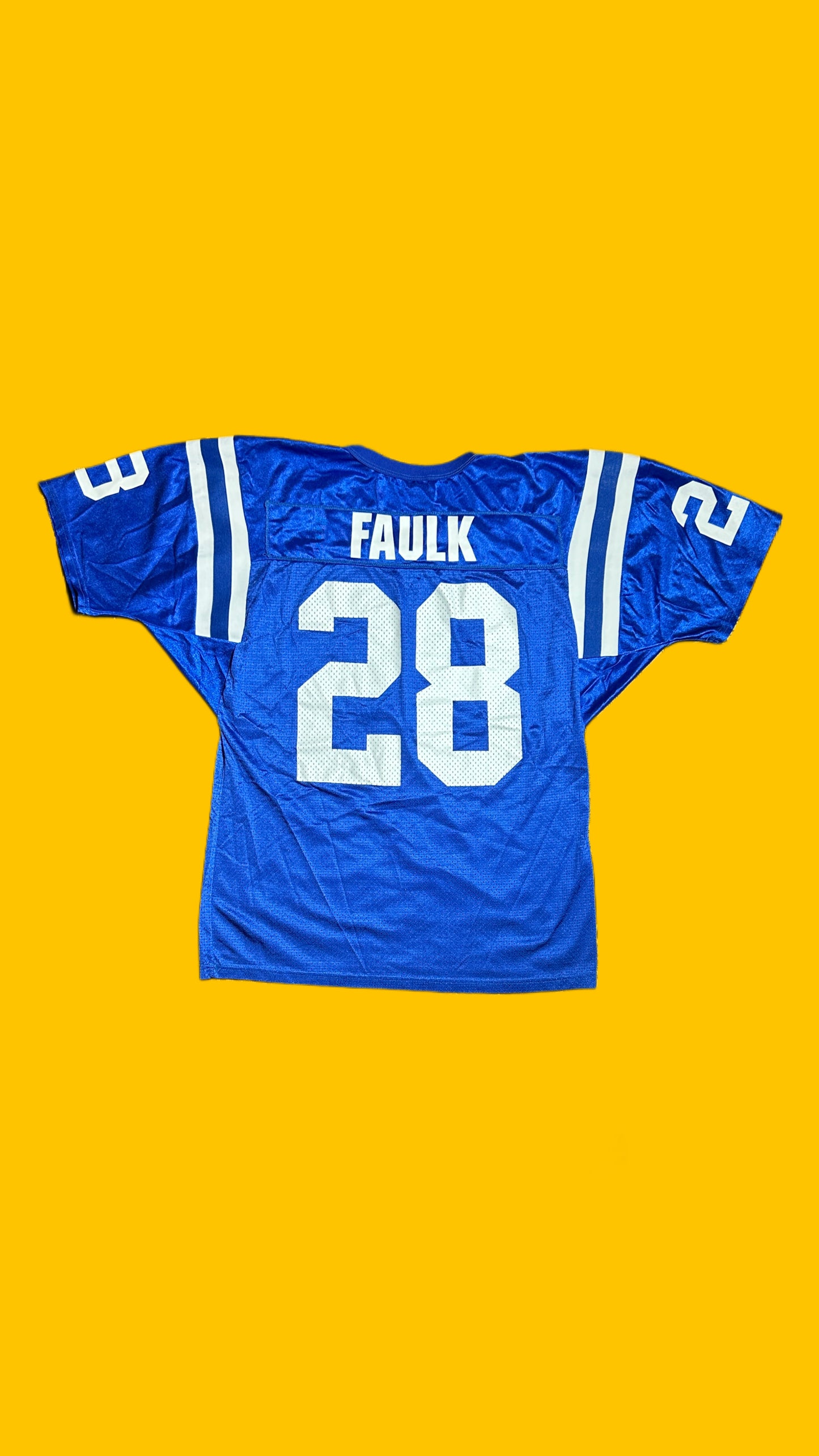 Indianapolis Colts, Marshall Faulk Vintage Wilson’s jersey