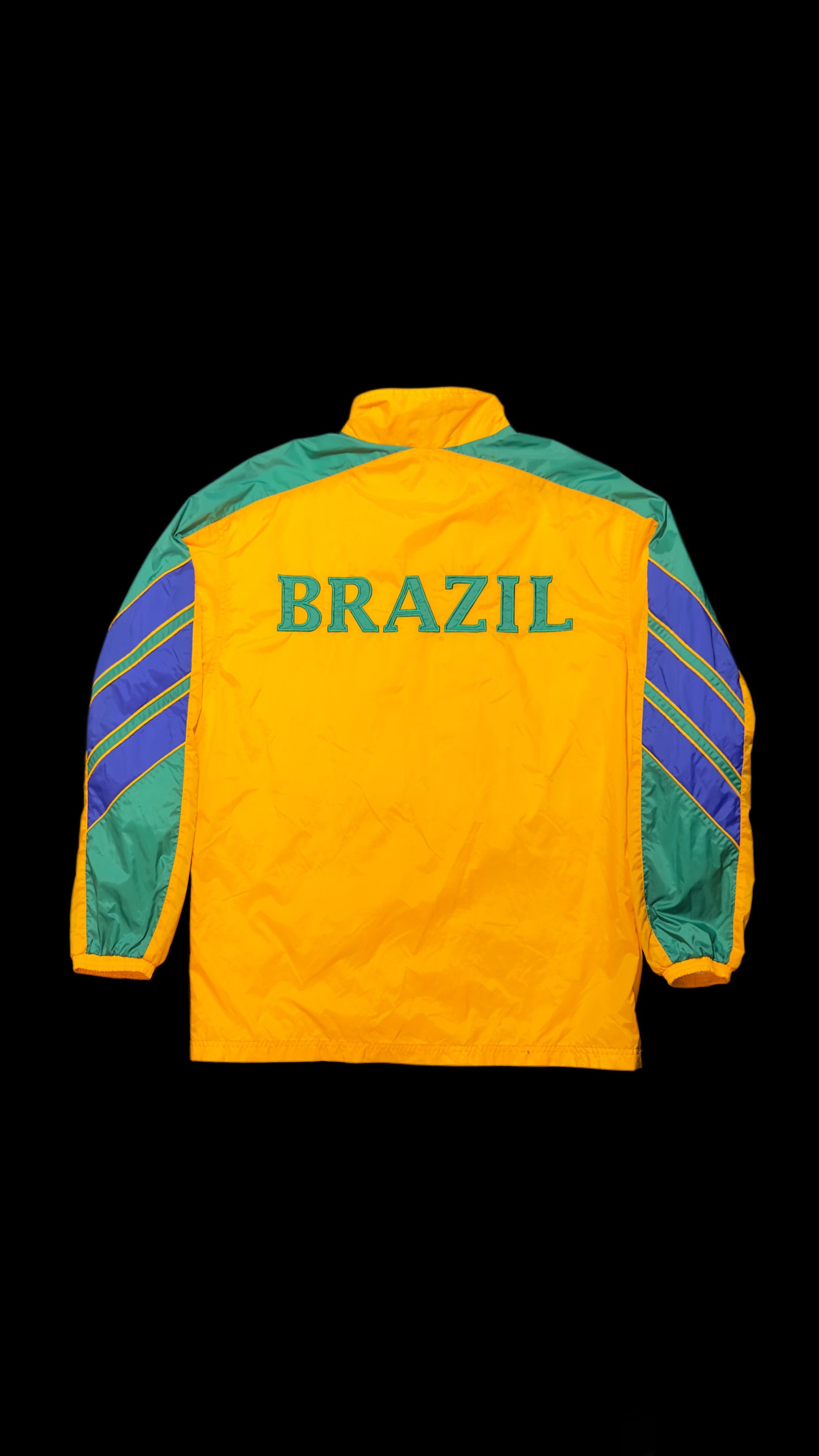 Brazil France 98 Adidas World Cup Windbreaker Vintage 90s