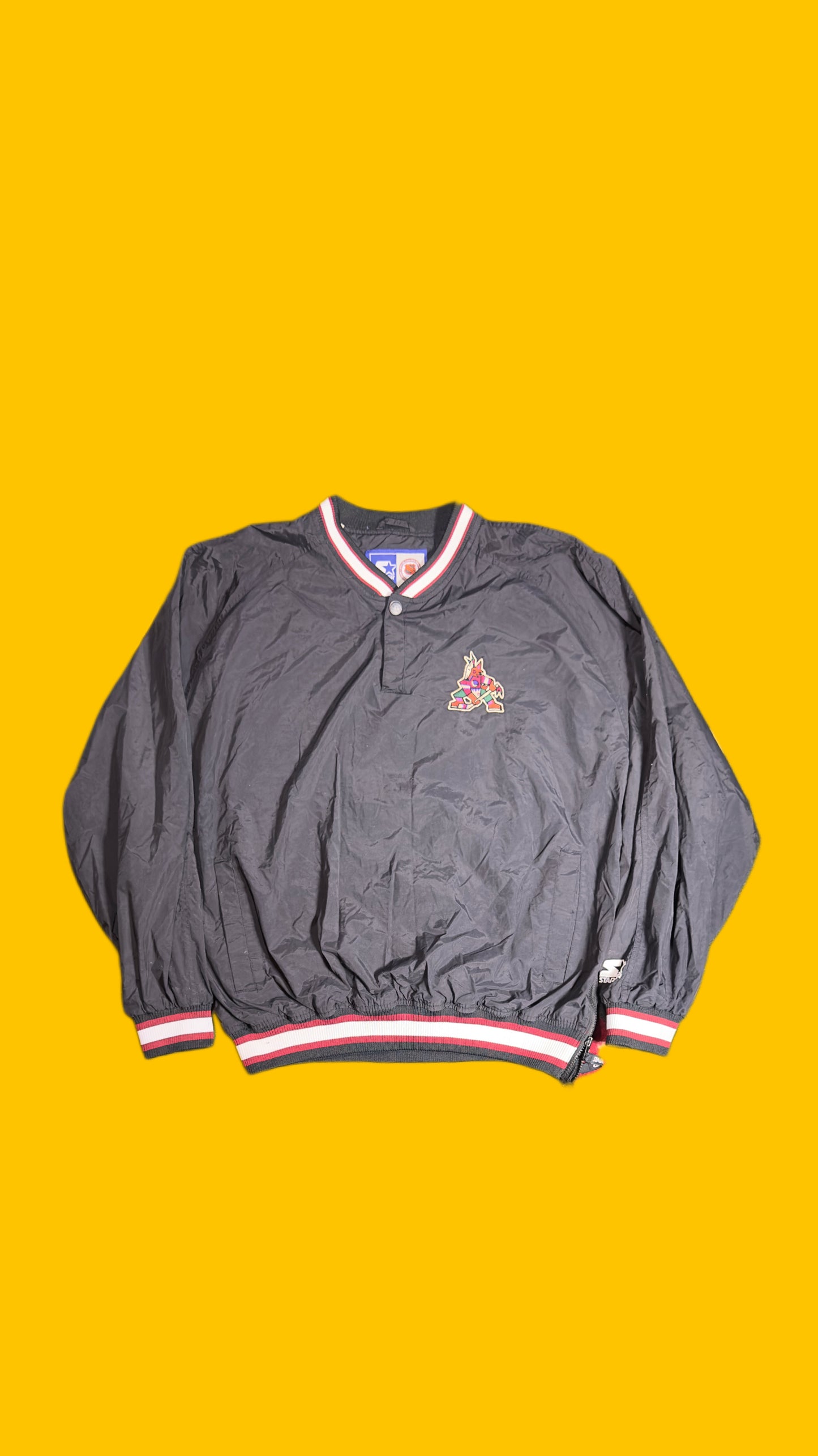Phoenix Coyotes Starter Pullover Jacket Vintage 90s NHL
