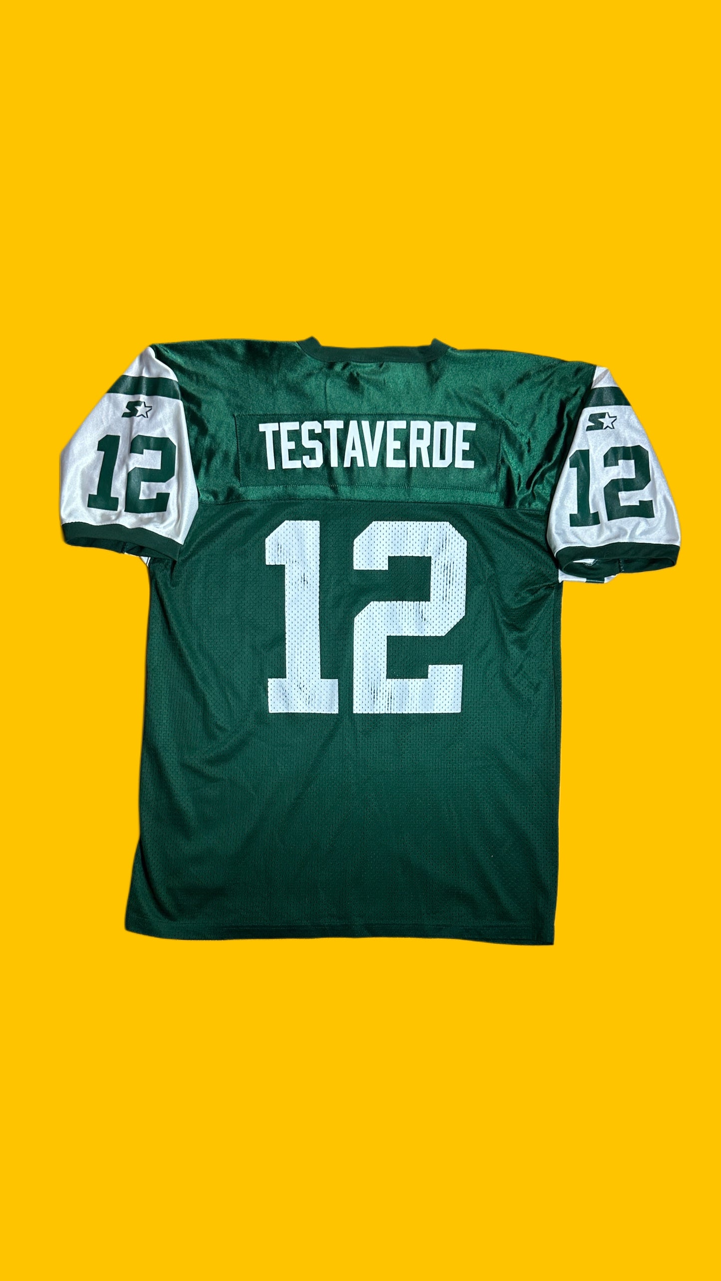 New York Jets Vinny Testaverde Vintage Starter NFL Jersey – 1990s