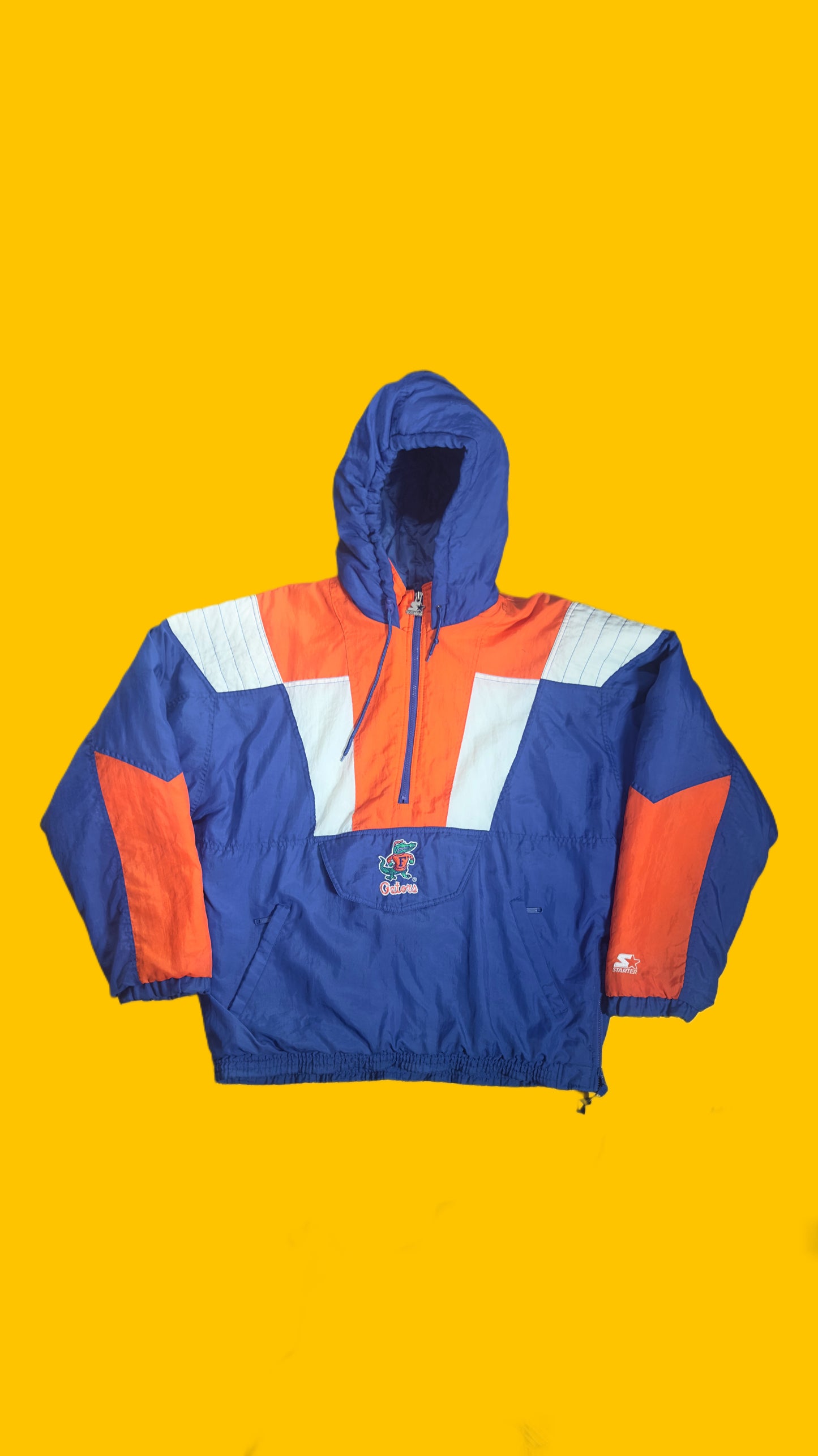Florida Gators Vintage Starter Pullover Kangaroo Pouch Jacket
