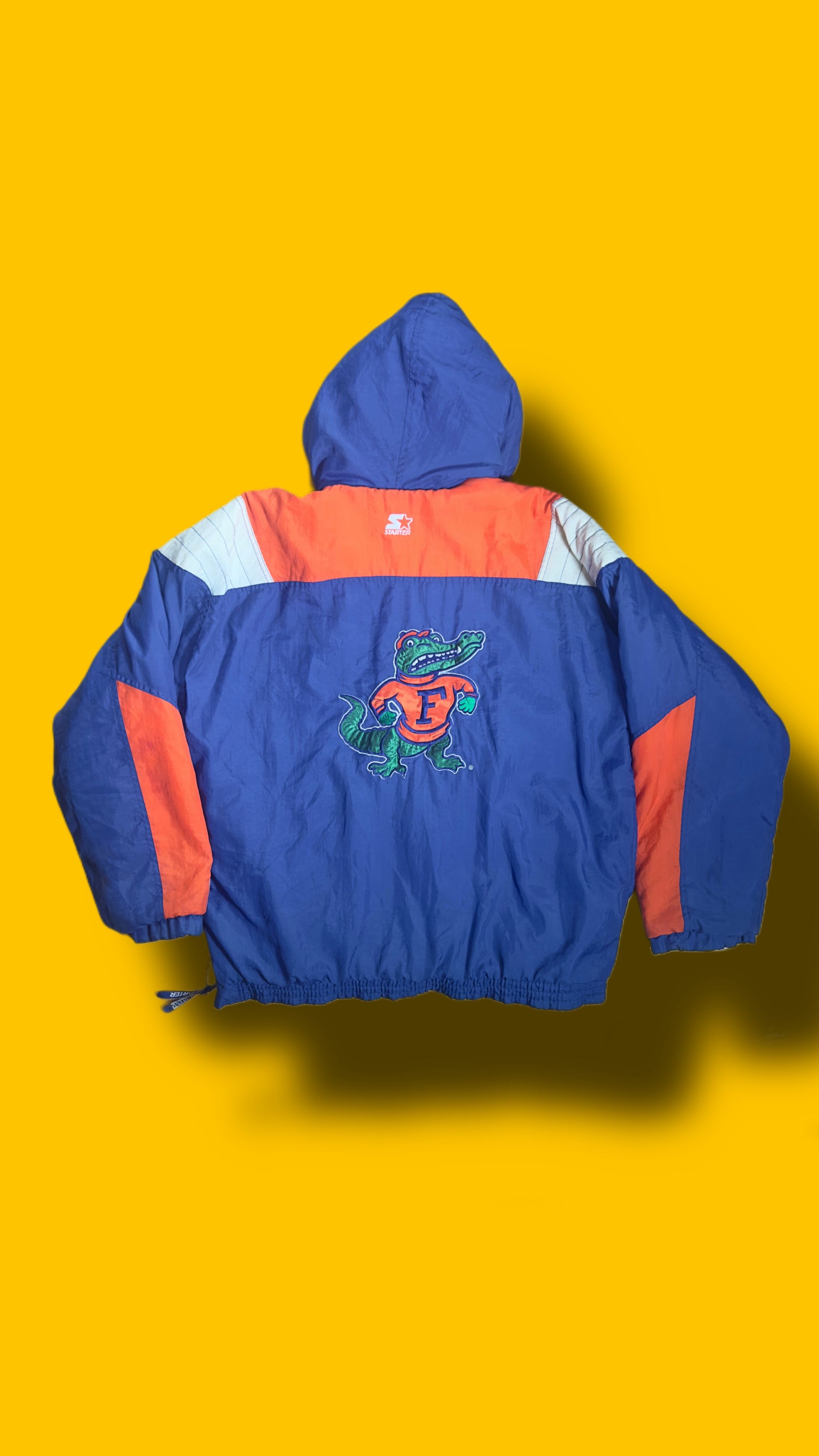 Florida Gators Vintage Starter Pullover Kangaroo Pouch Jacket