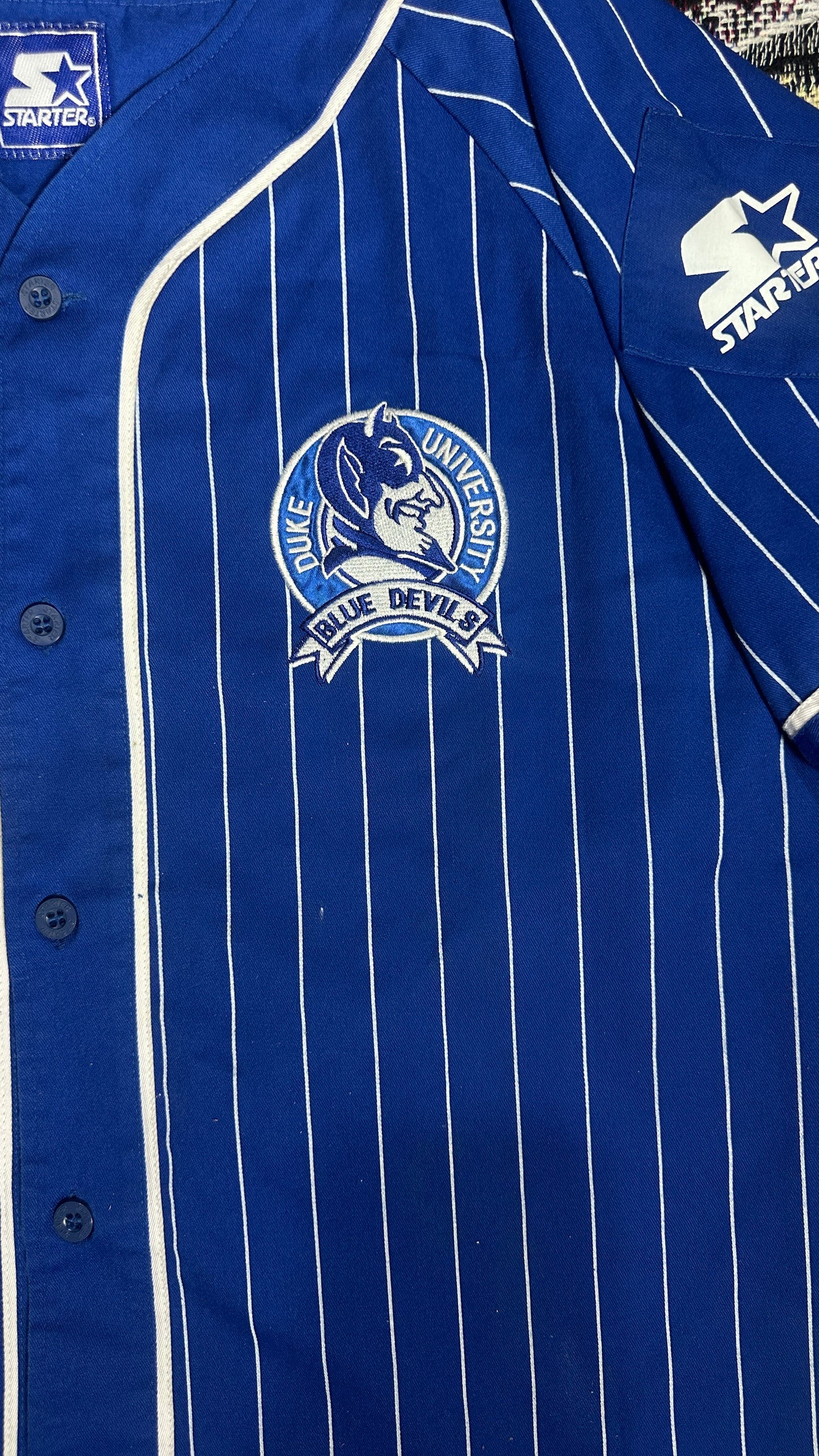 Duke Blue Devils Vintage Pinstripe Jersey