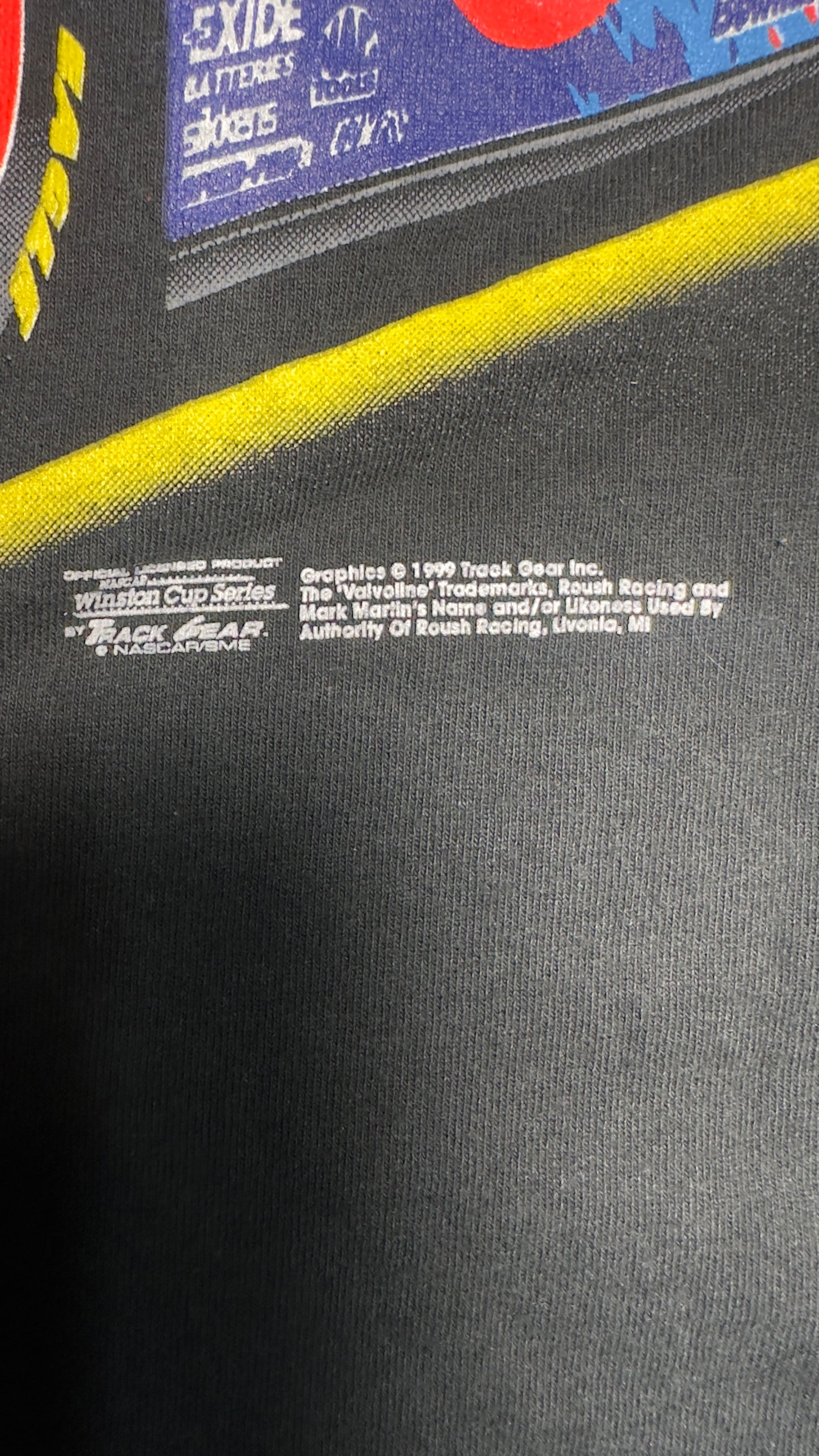 Mark Martin Valvoline Racing Tee – Double Sided – Vintage NASCAR Graphic Tee