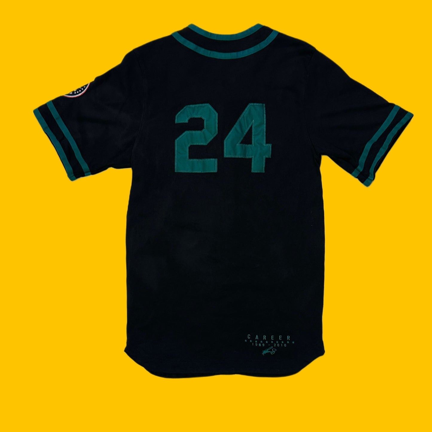 Nike Ken Griffey Jr The “Kid #24” Seattle Mariners Retirement Career Jersey