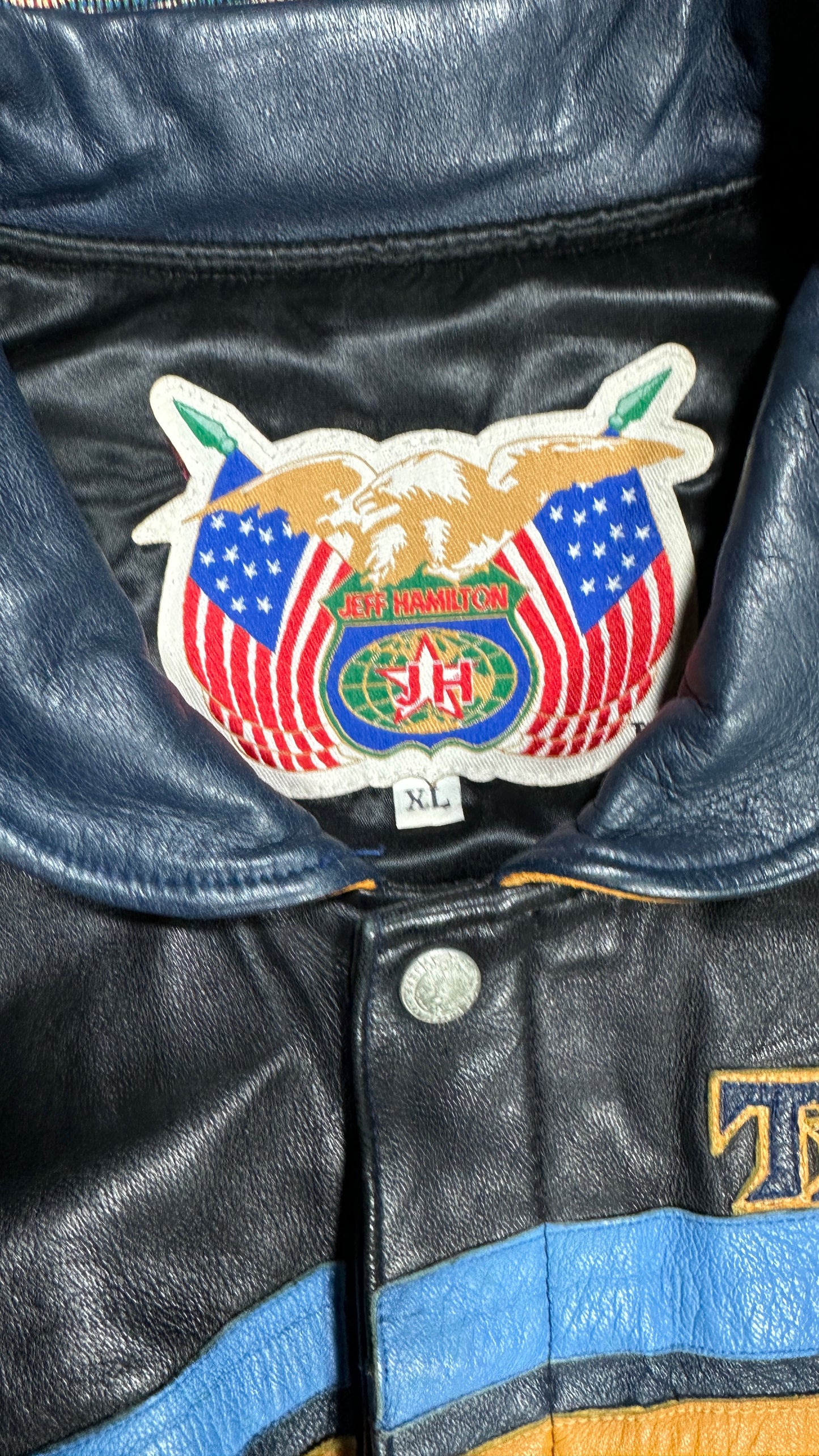 Atlanta Thrashers Leather Jacket Very Rare