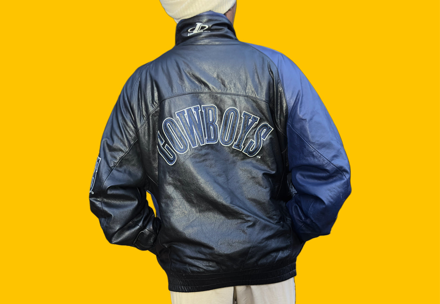 Dallas Cowboys SharkTooth Leather Logo 7 Jacket