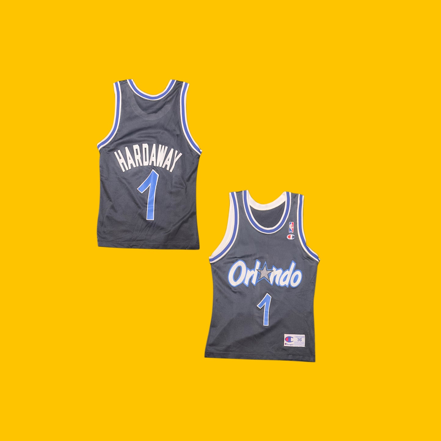 Orlando Magic Penny Hardaway Champion Jersey Vintage Y2K