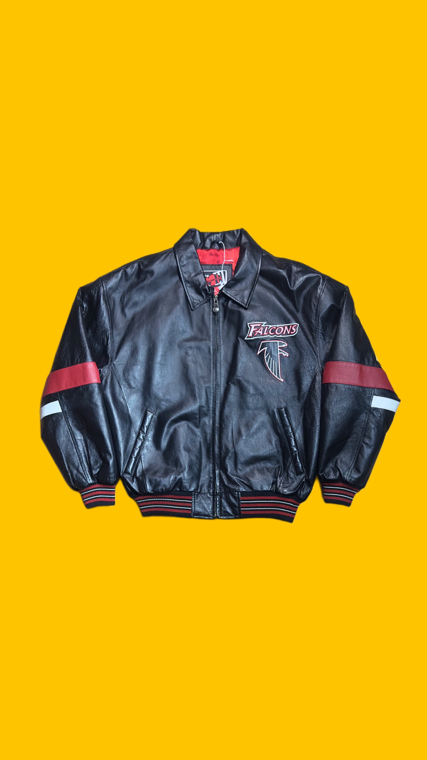 Atlanta Falcons G-III Leather Jacket – Vintage Style Carl Banks
