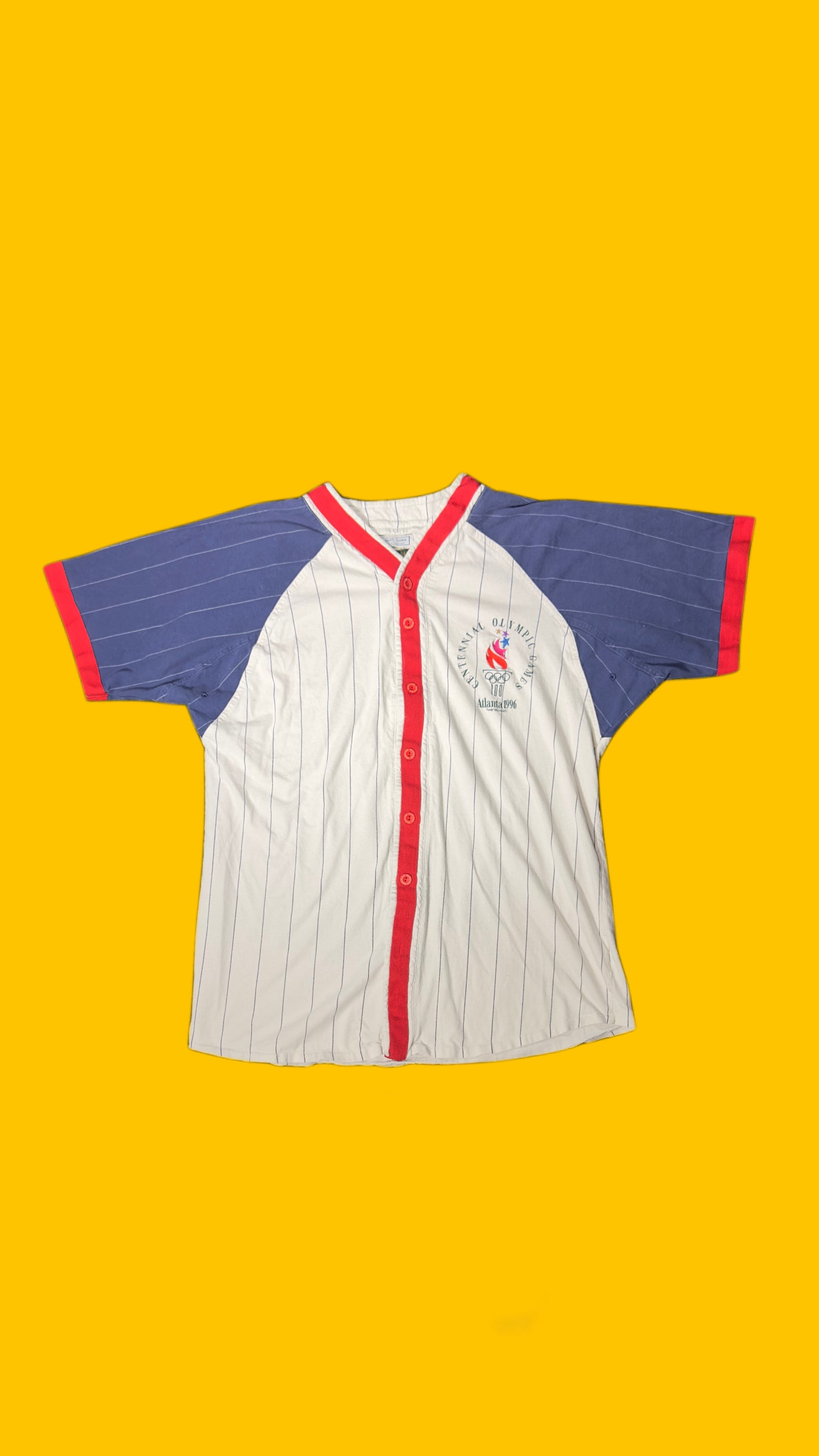 Atlanta 1996 Olympic Games Vintage Mirage Baseball Jersey