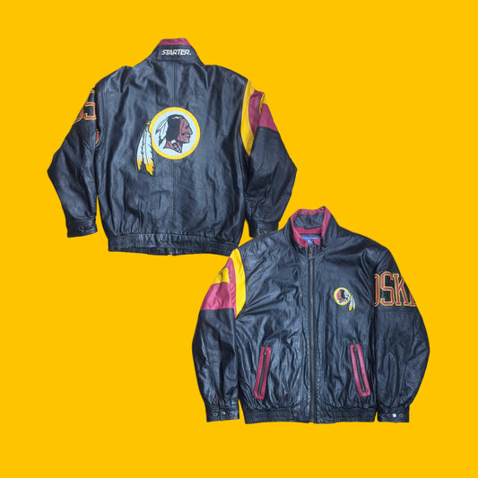 Washington Redskins Vintage Starter Leather Jacket