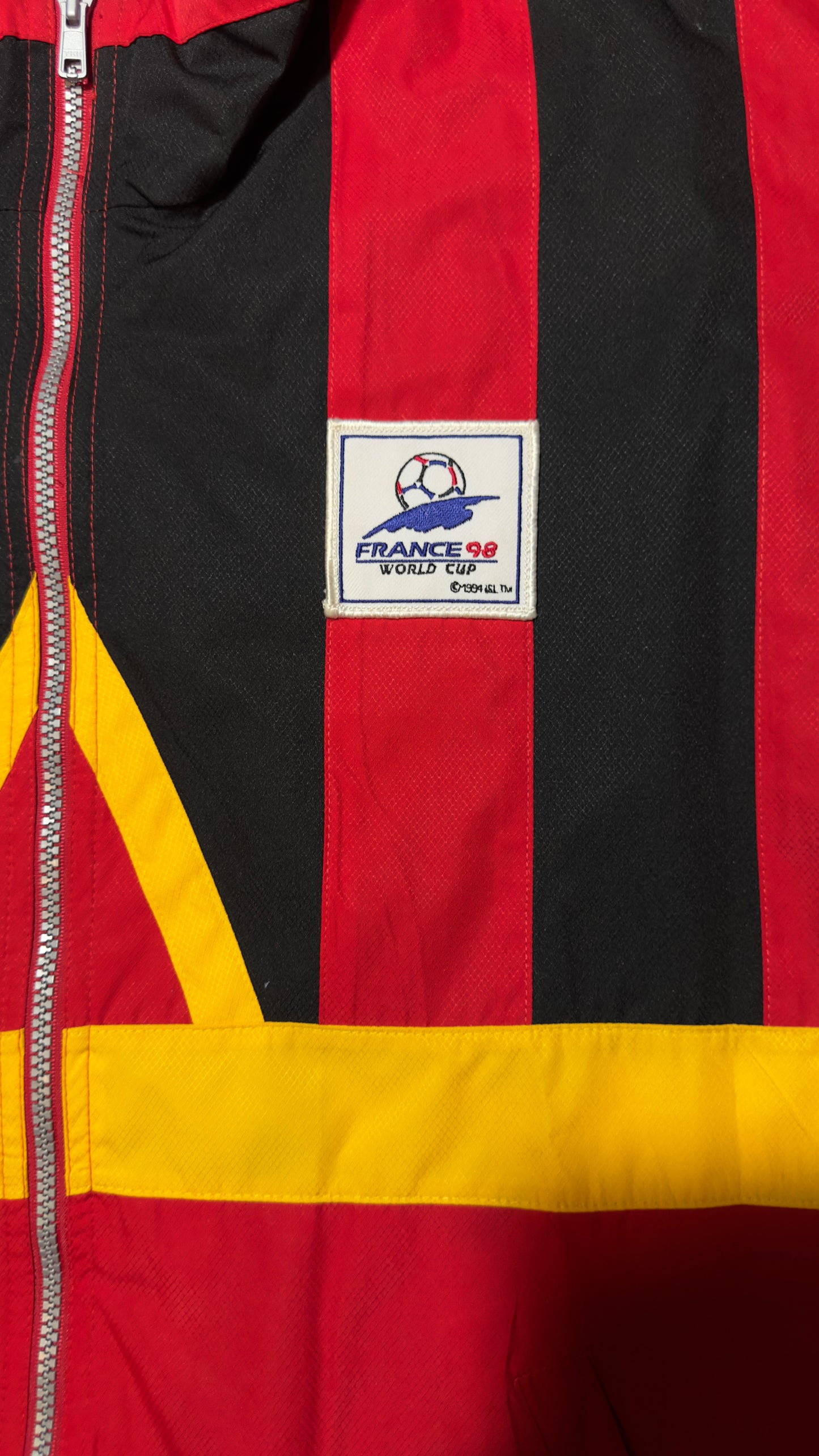 Germany France 98 Fila World Cup Windbreaker Vintage 90s