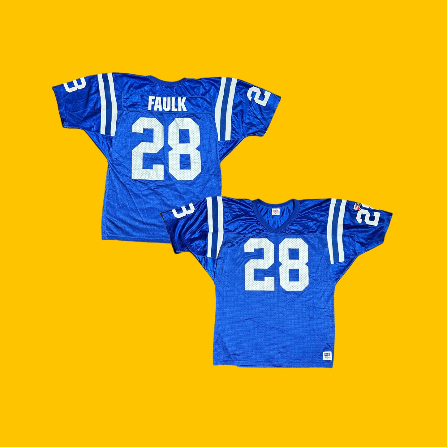 Indianapolis Colts, Marshall Faulk Vintage Wilson’s jersey