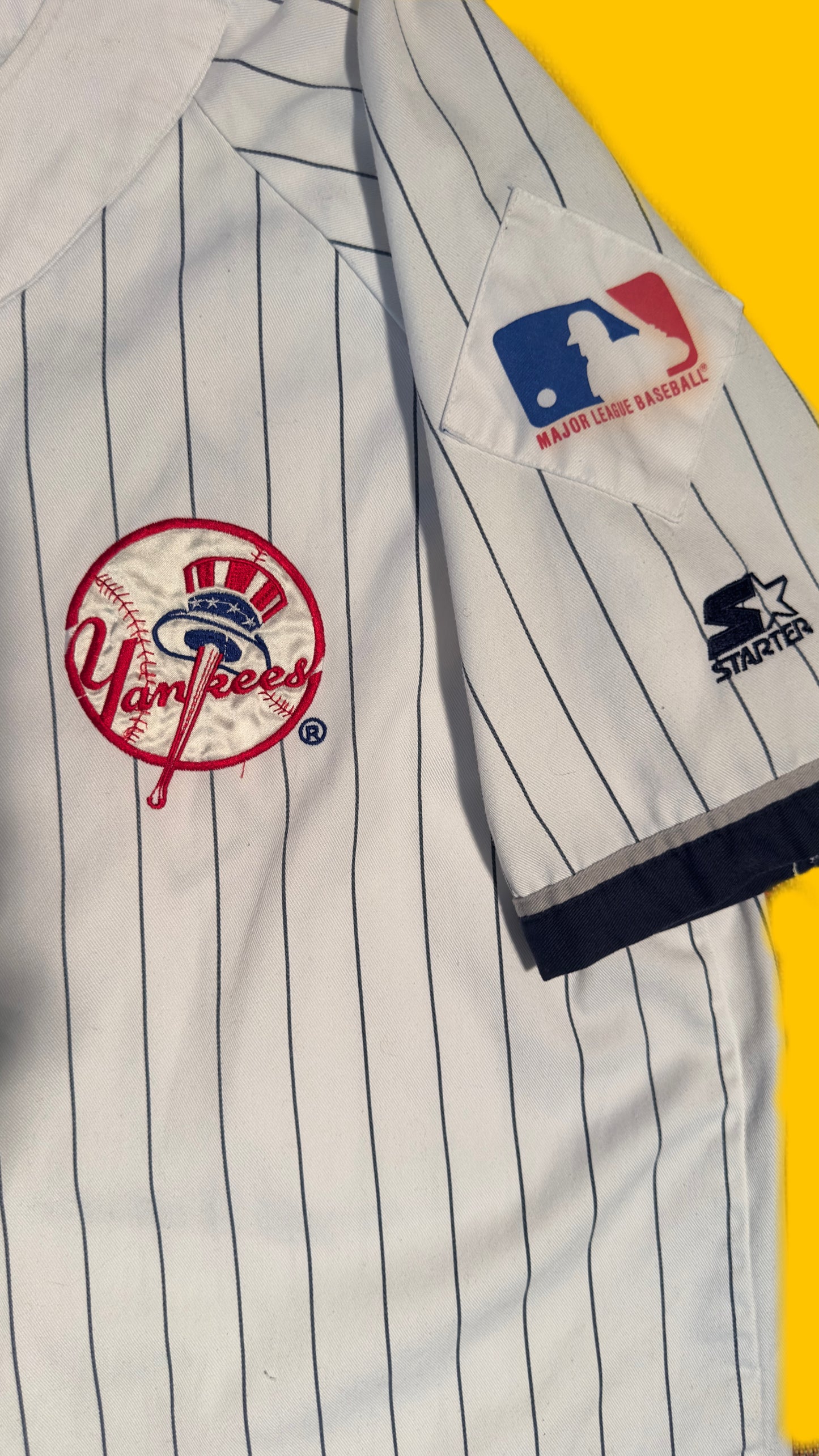 Vintage Starter 
New York Yankees
Baseball Pinstripe