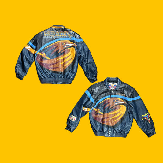 Atlanta Thrashers Leather Jacket Very Rare