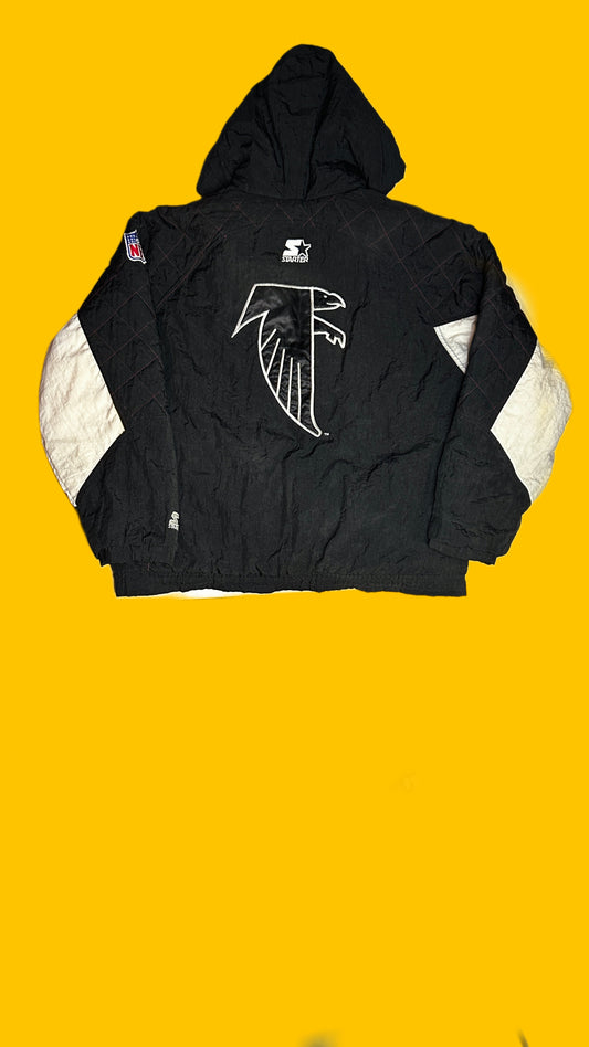 Atlanta Falcons vintage starter jacket with hood