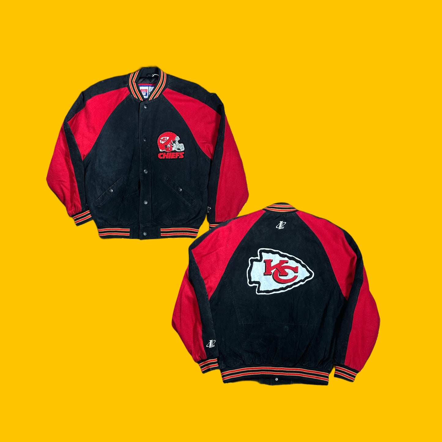 Kansas City Chiefs Suede Bomber Jacket
