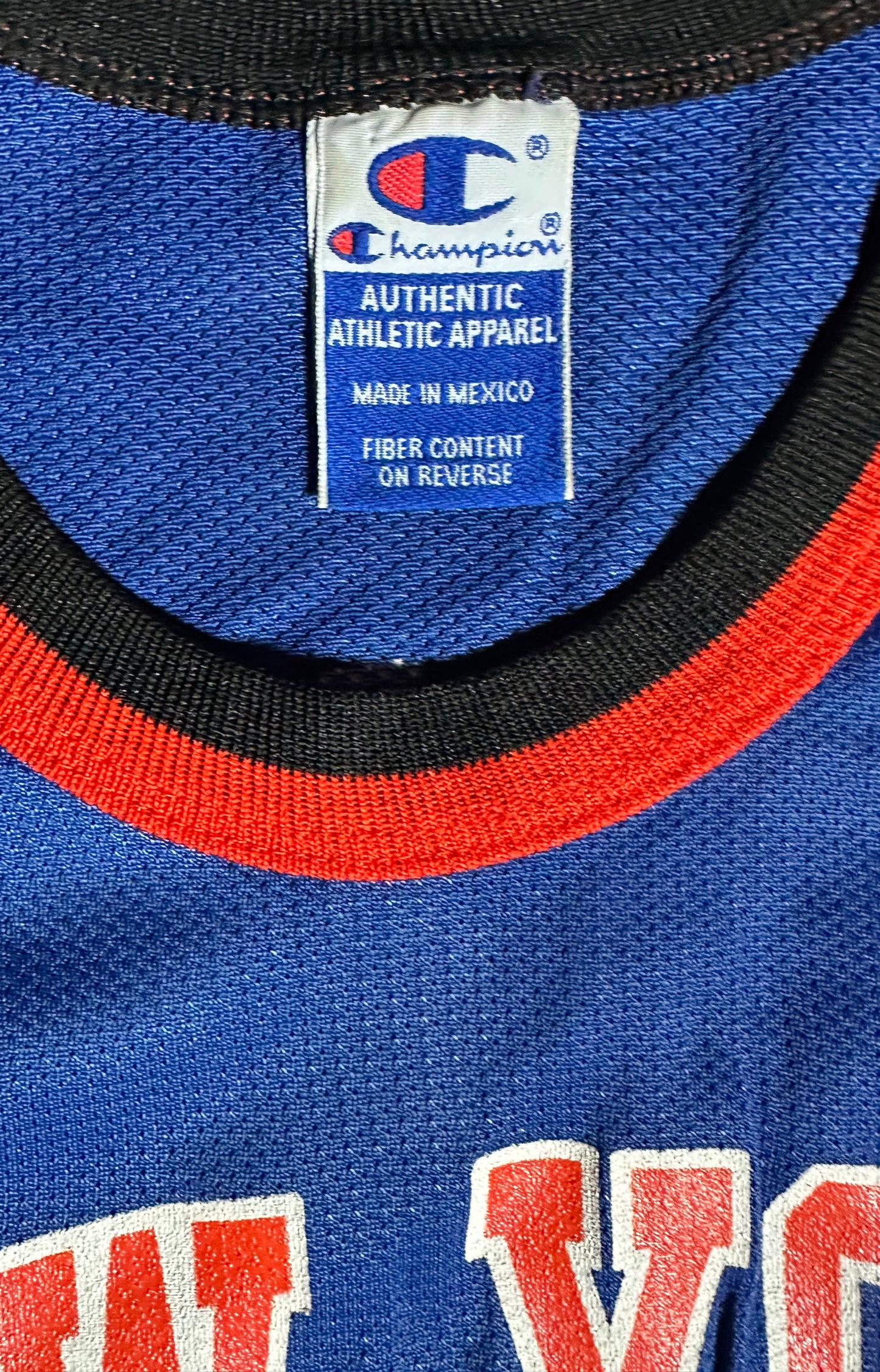 New York Knicks John Starks Champion Jersey 90s